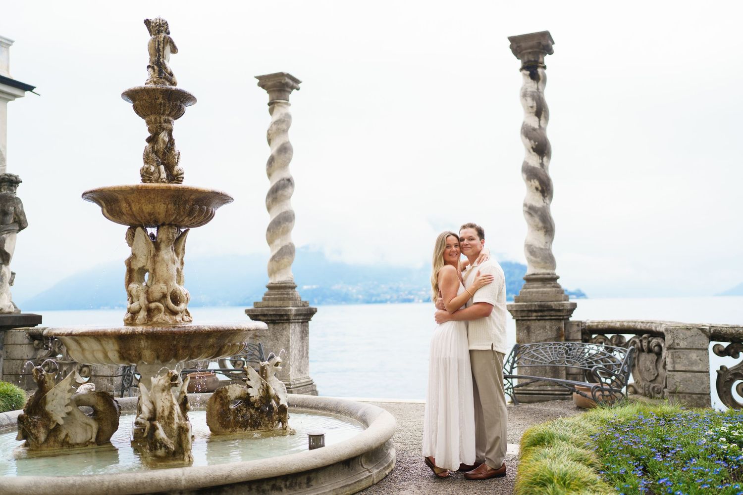 Lake Como Engagement Photographer
