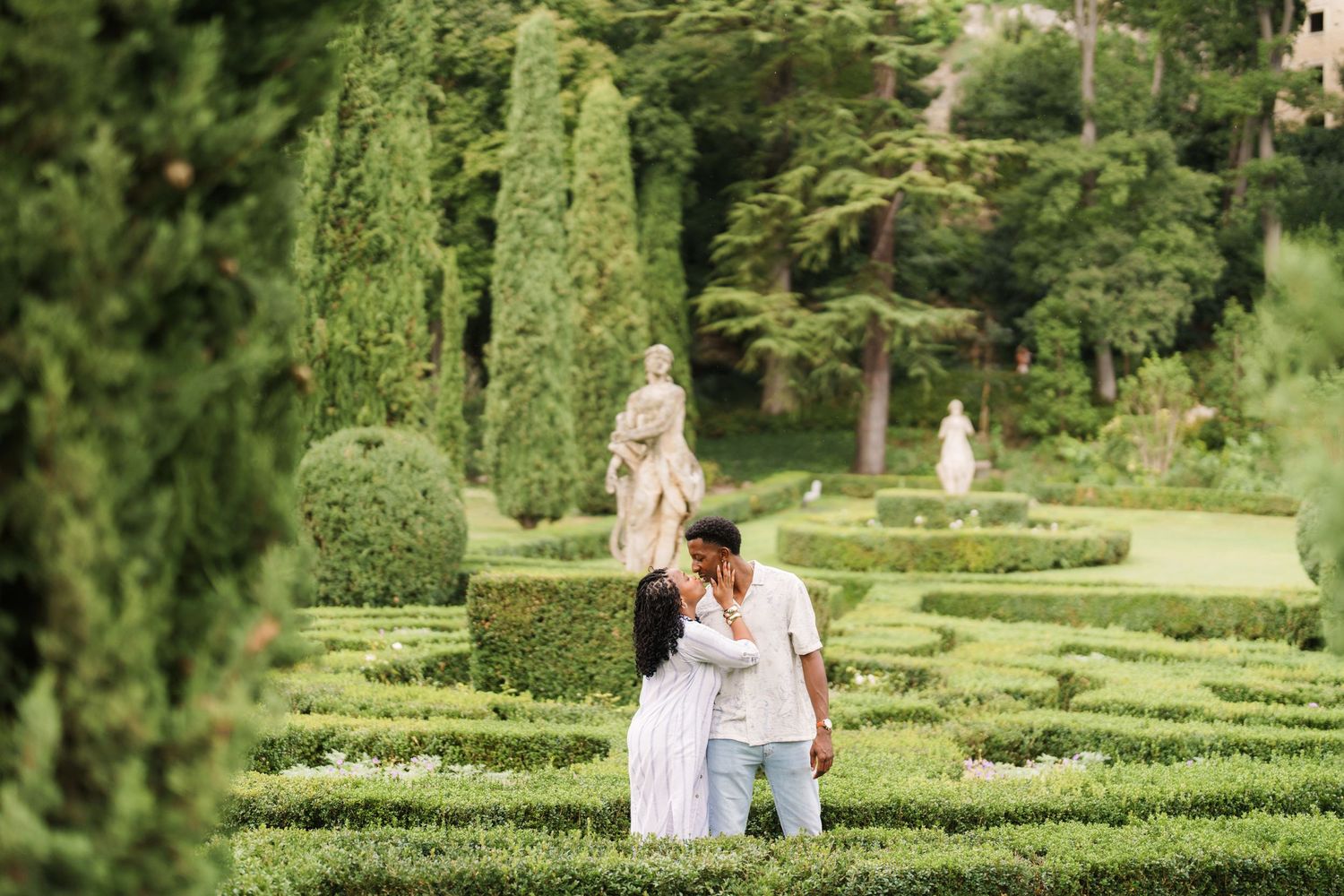 Proposal engagement and wedding photographer Italy Verona capturing natural emotional moments