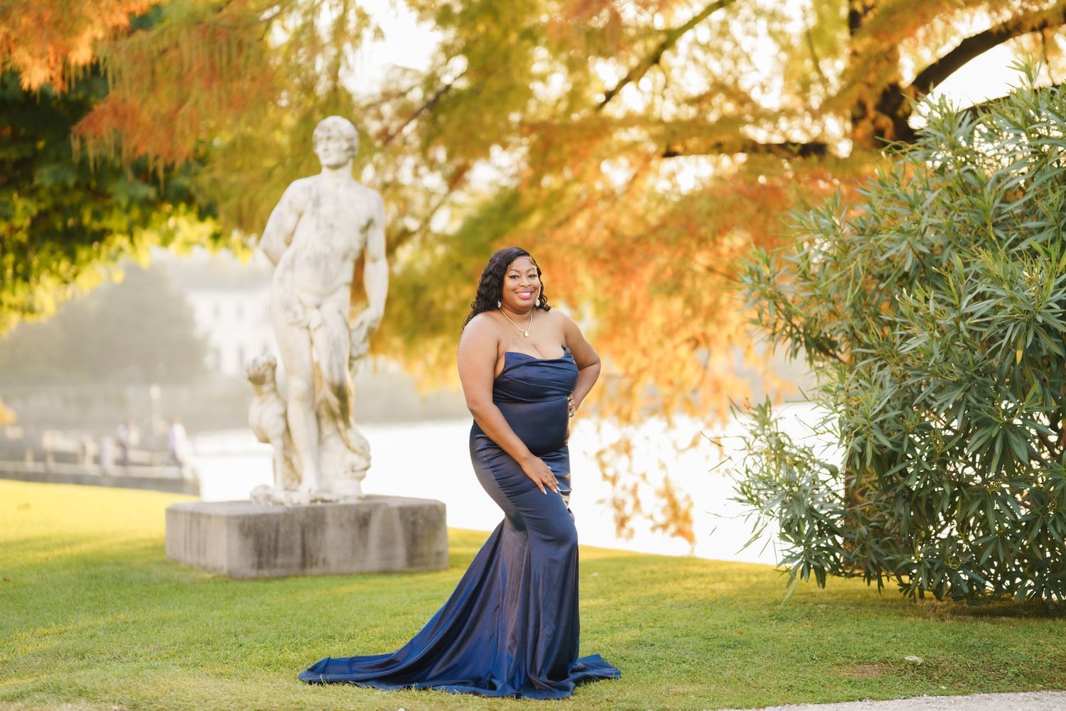 family photoshoot lake como villa melzi