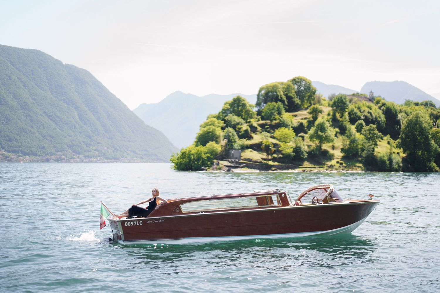 Luxury photographer Italy Como Lake creating editorial style portraits in Menaggio and Bellagio
