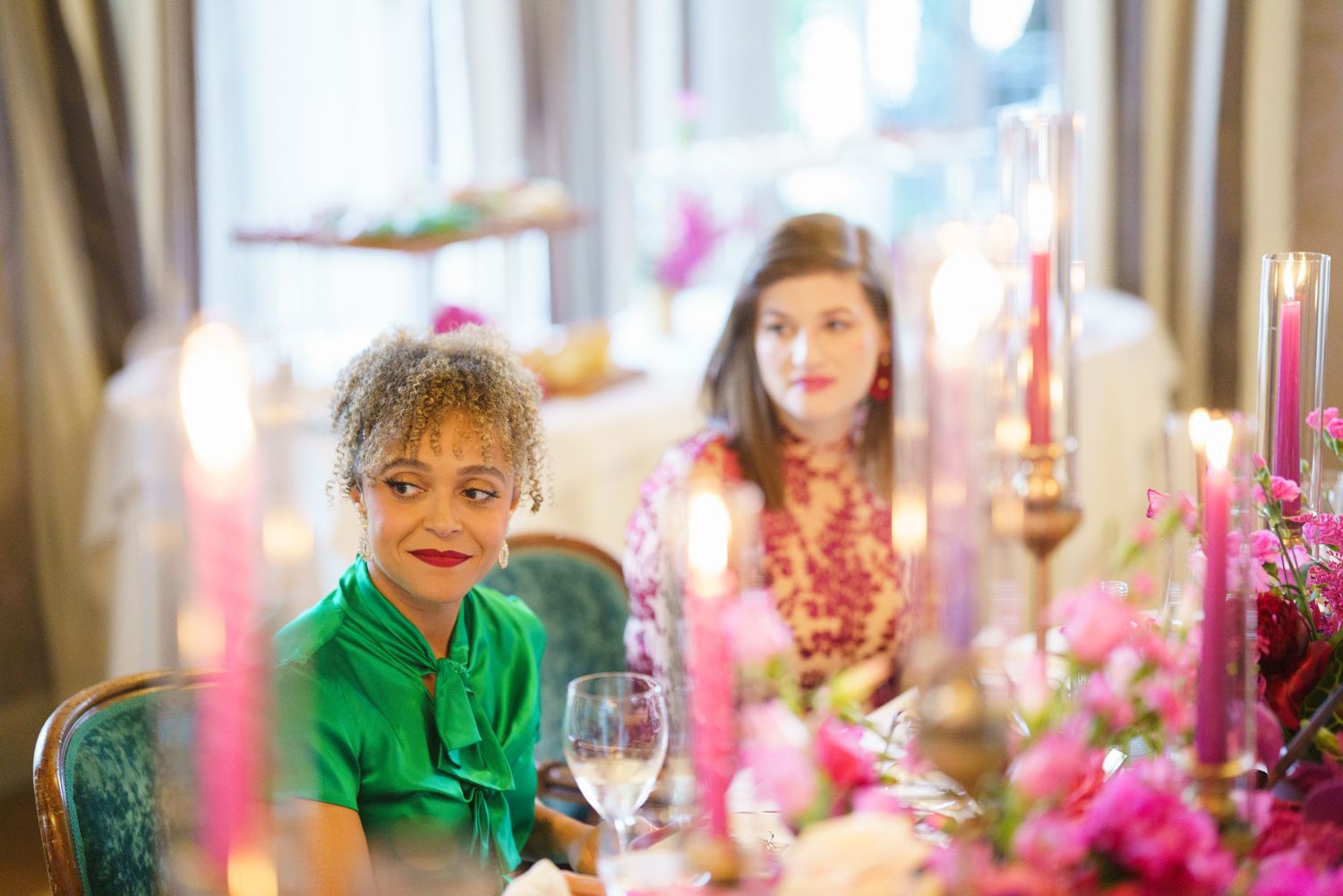 Candlelight dinner styling at Hotel Flori Como Lake celebration