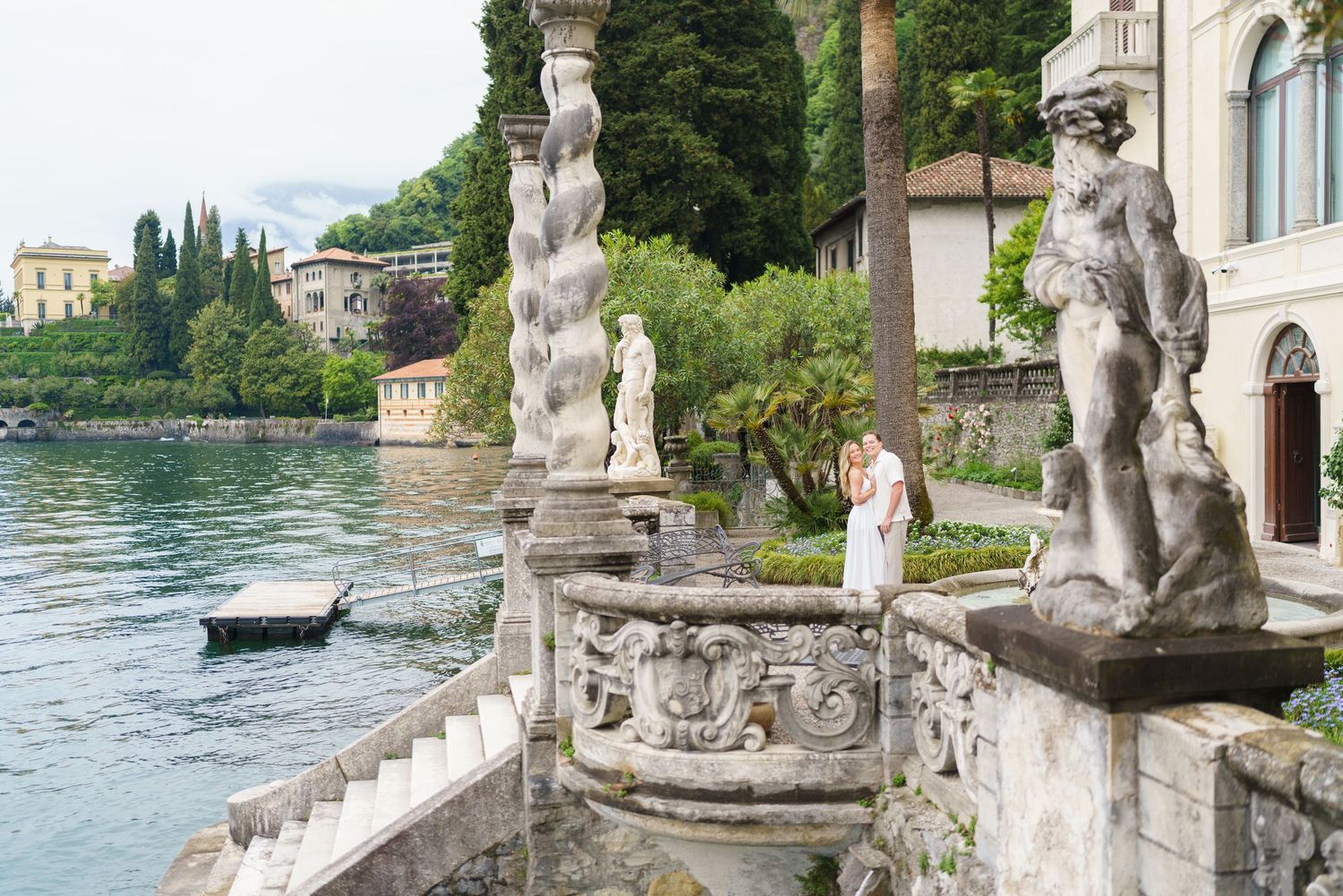 Lake Como Engagement Photographer