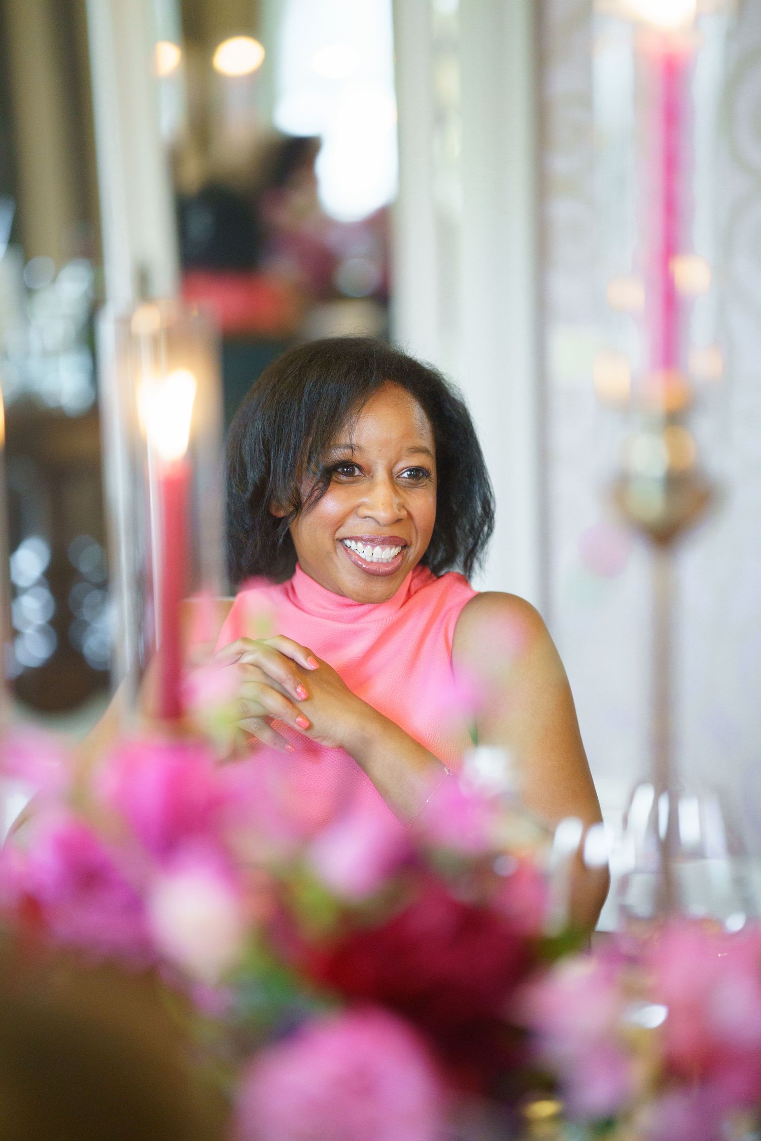 Candlelight dinner styling at Hotel Flori Como Lake celebration