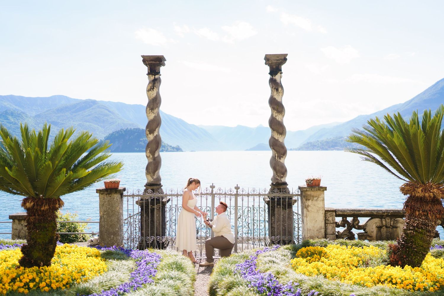 villa monastero proposal lake como photographer