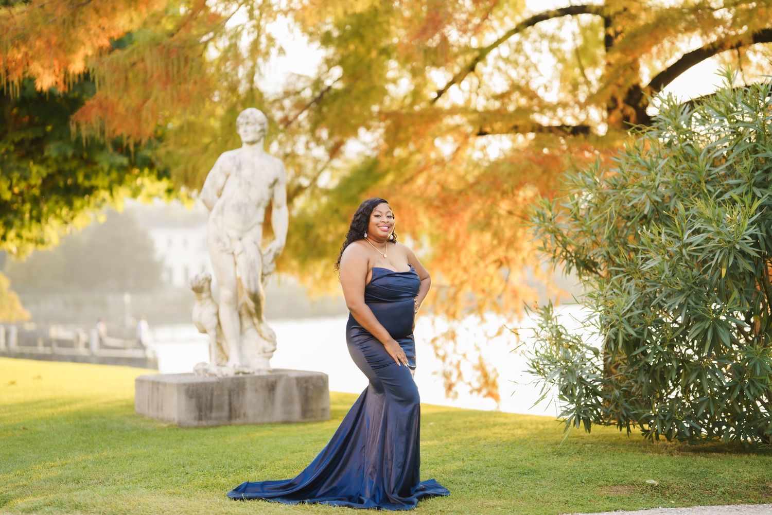family photoshoot lake como villa melzi