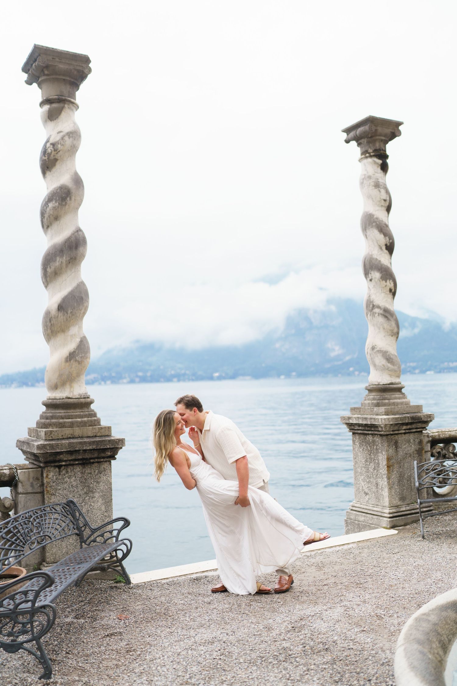 Lake Como Engagement Photographer