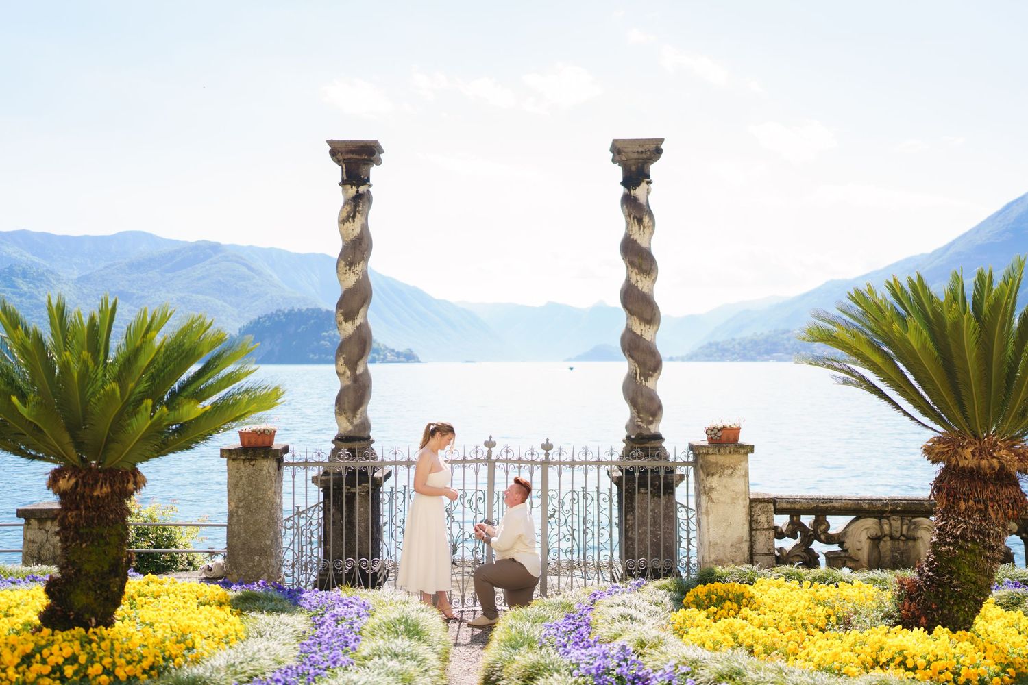 villa monastero proposal lake como photographer