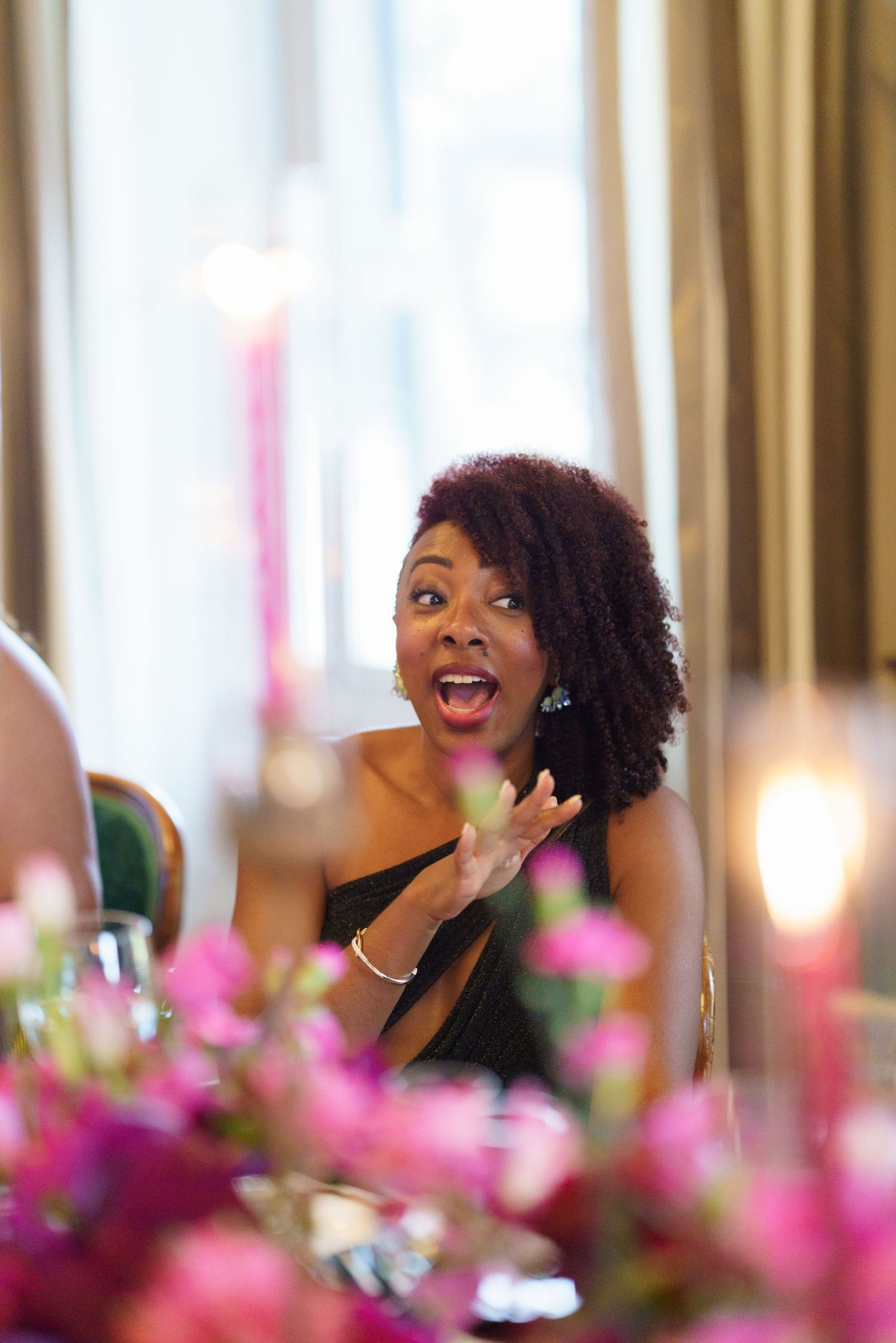 Candlelight dinner styling at Hotel Flori Como Lake celebration
