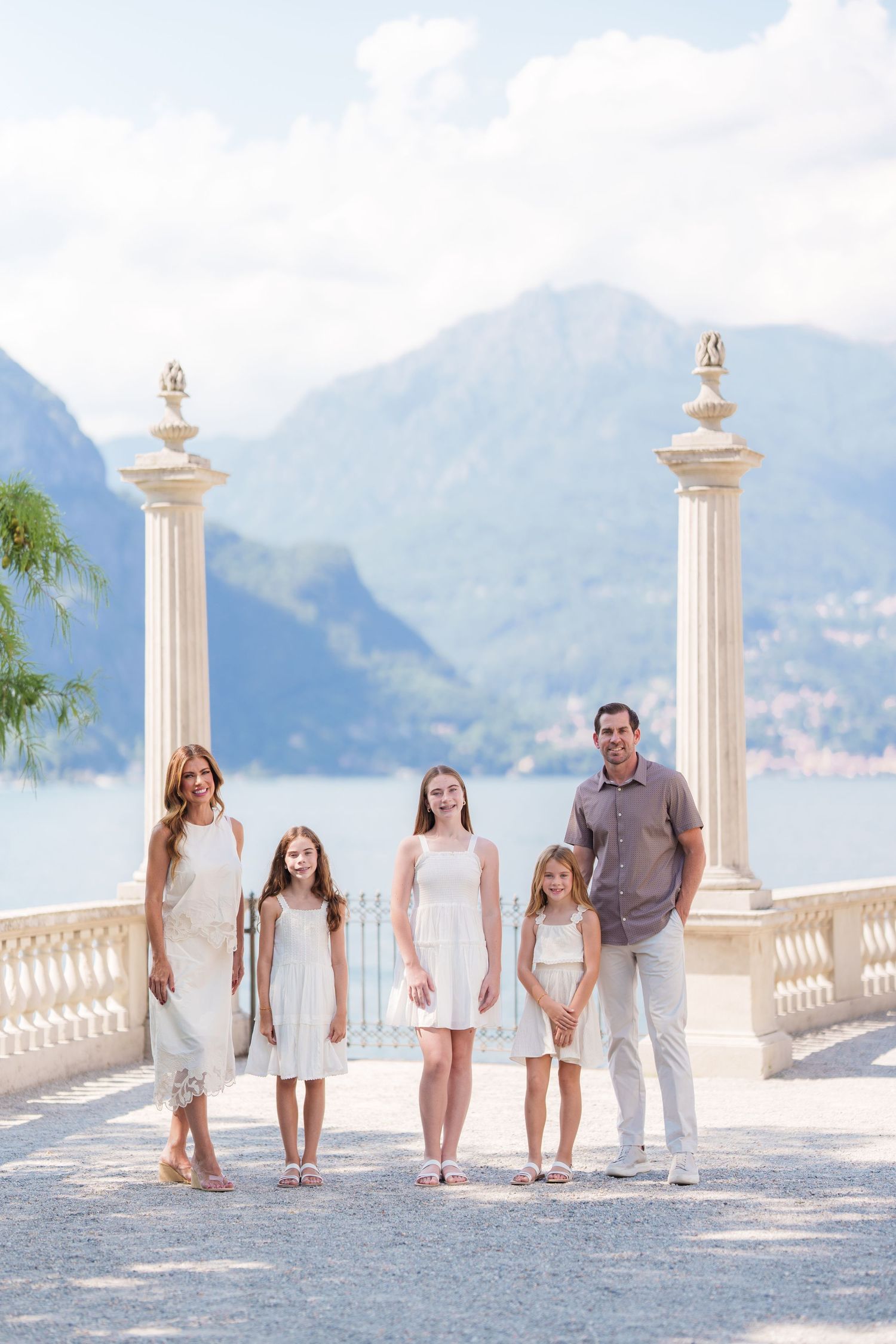 Professional Lake Como family photographer in Bellagio