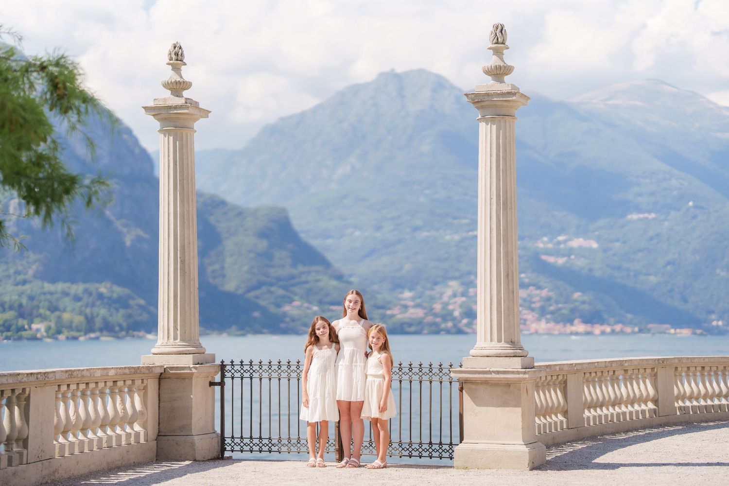Professional Lake Como family photographer in Bellagio