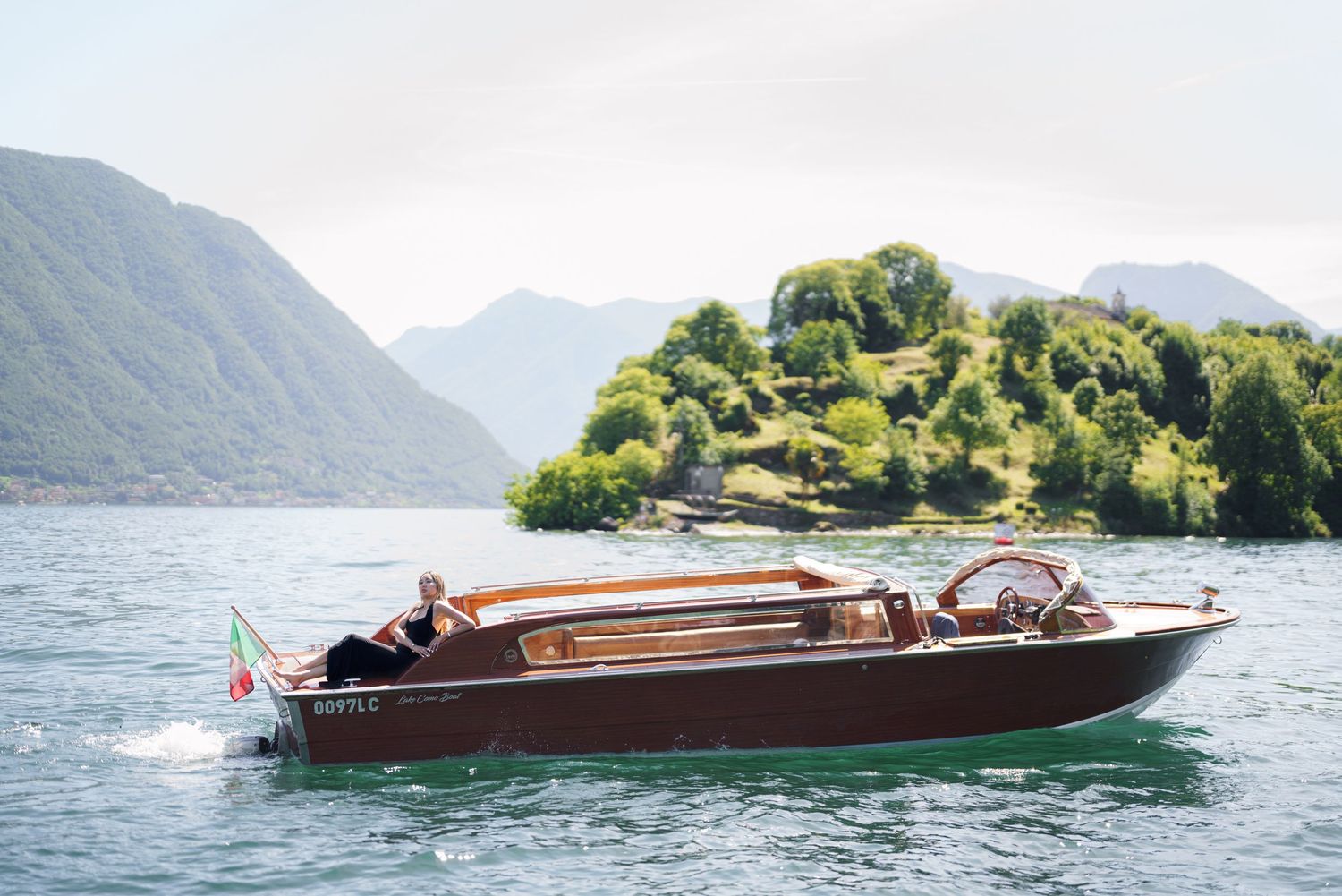 Luxury photographer Italy Como Lake creating editorial style portraits in Menaggio and Bellagio