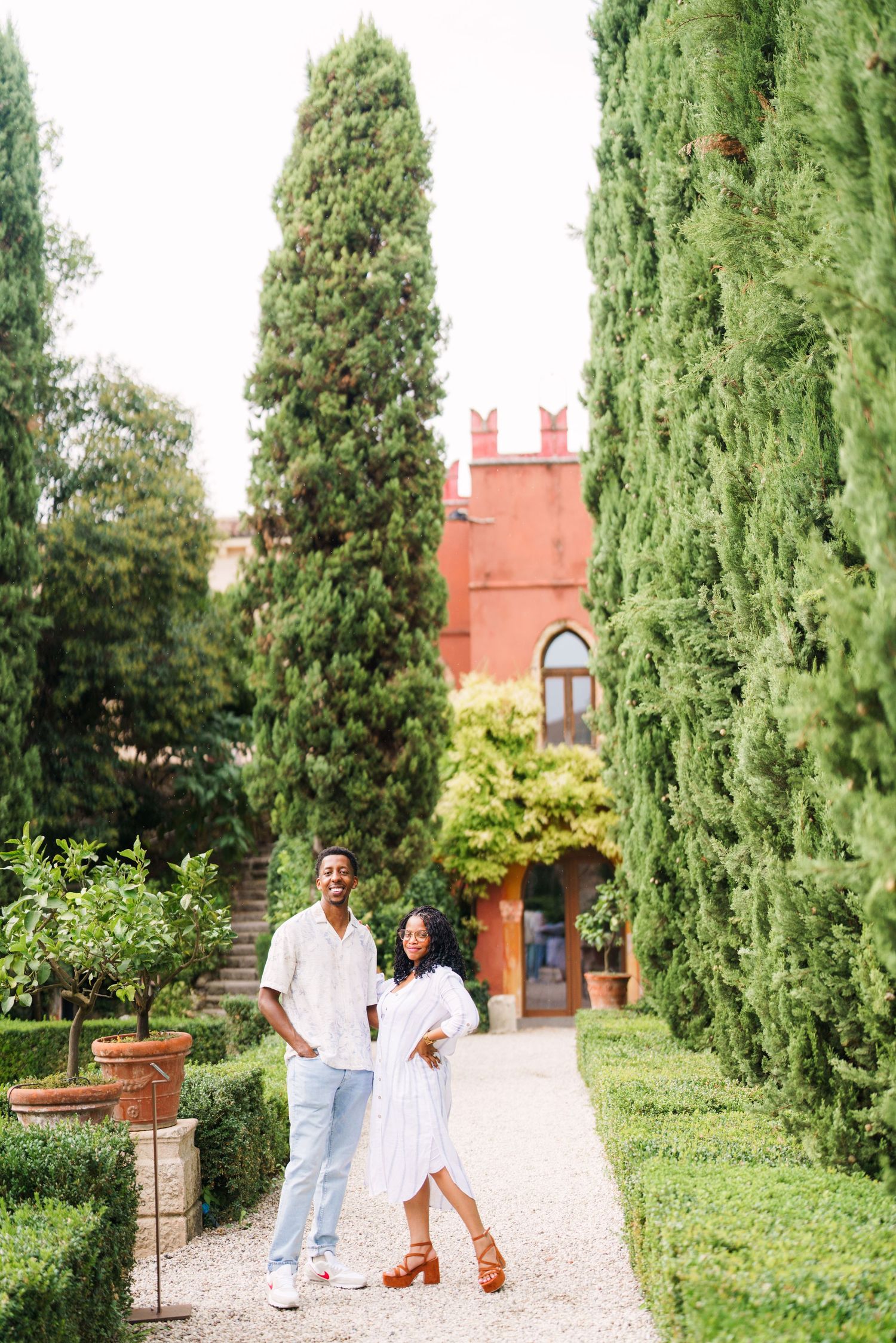 Proposal engagement and wedding photographer Italy Verona capturing natural emotional moments