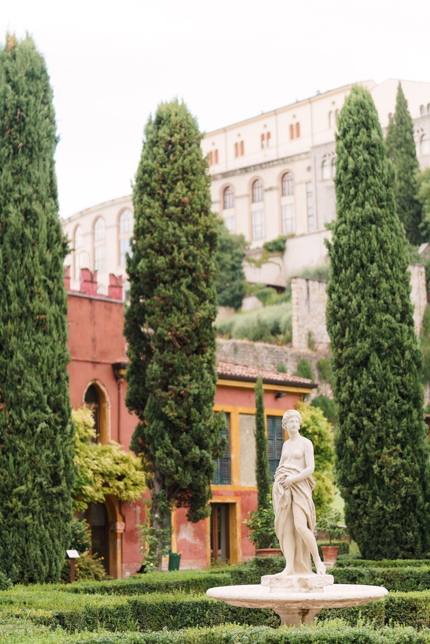 Surprise engagement proposal in Verona captured in cinematic and elegant photography style