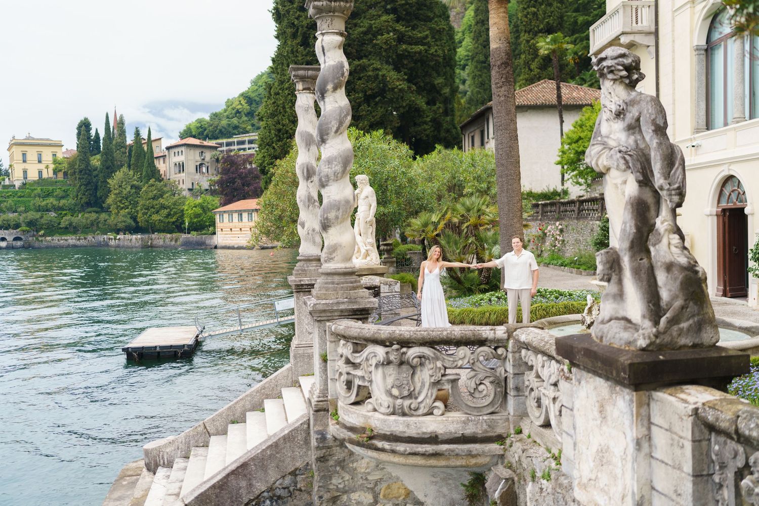 Lake Como Engagement Photographer