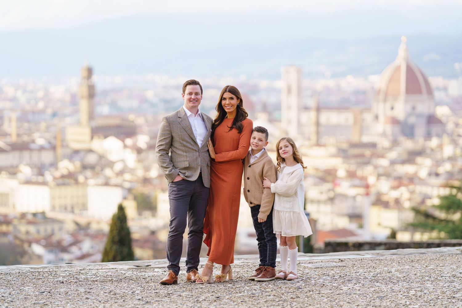 family portrait session florence italy