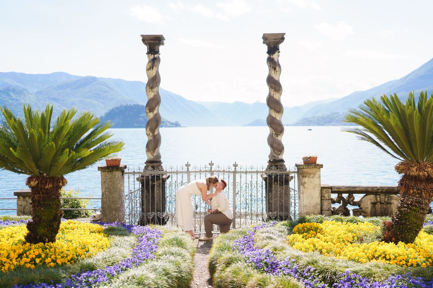 villa monastero proposal lake como photographer