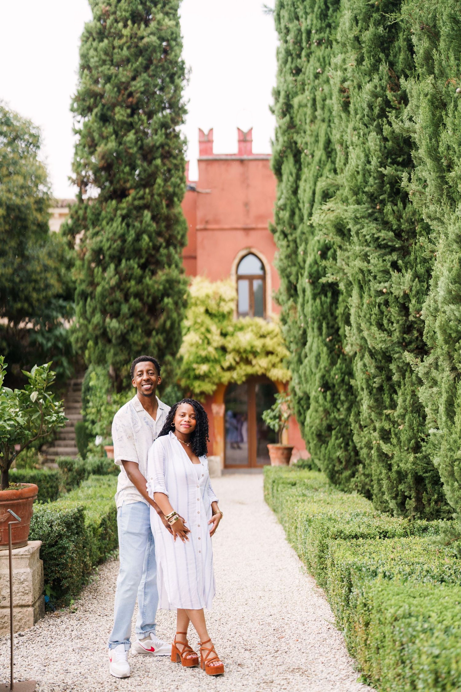 Proposal engagement and wedding photographer Italy Verona capturing natural emotional moments