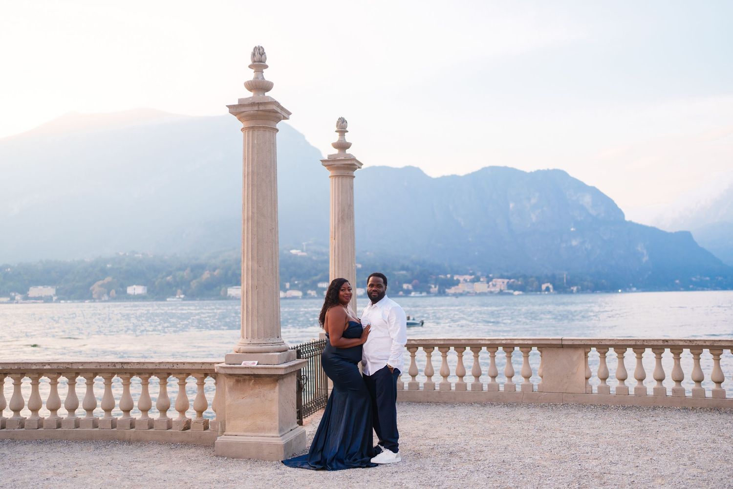 family photos lake como italy