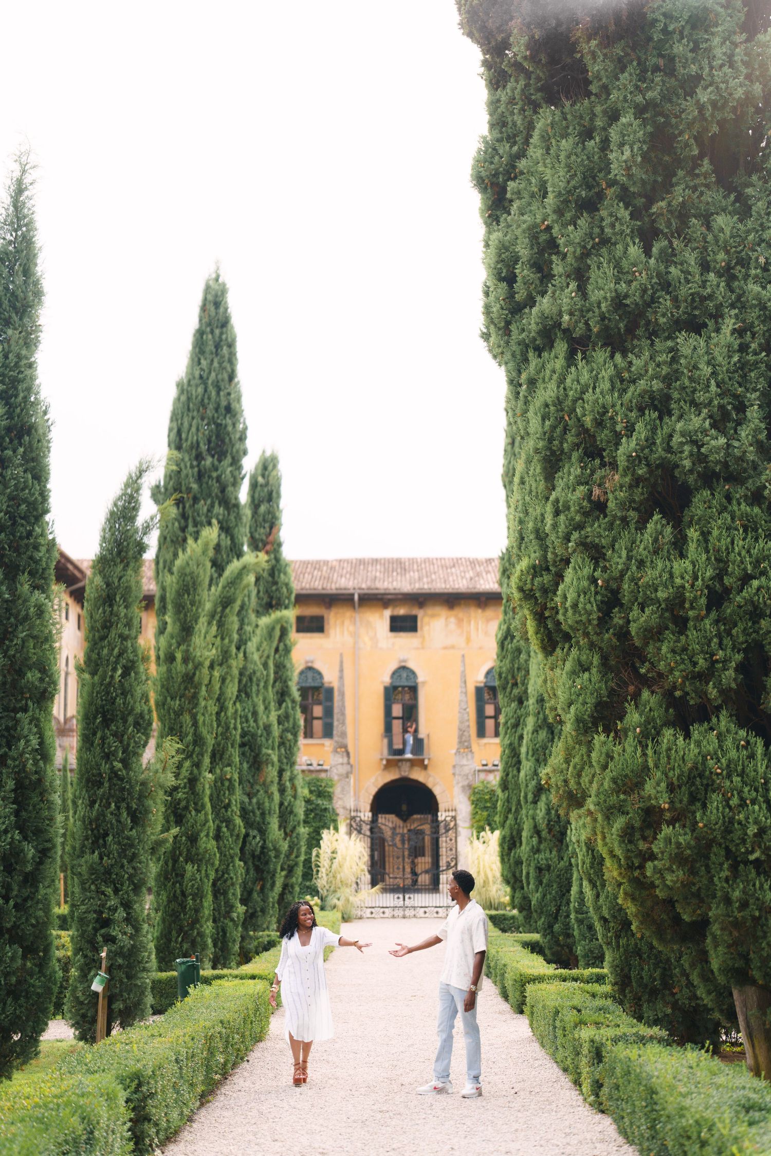Proposal engagement and wedding photographer Italy Verona capturing natural emotional moments