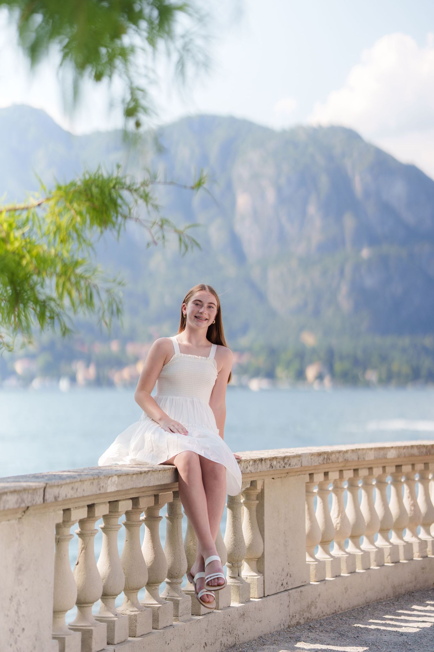 Family photography session at Villa Melzi on Lake Como