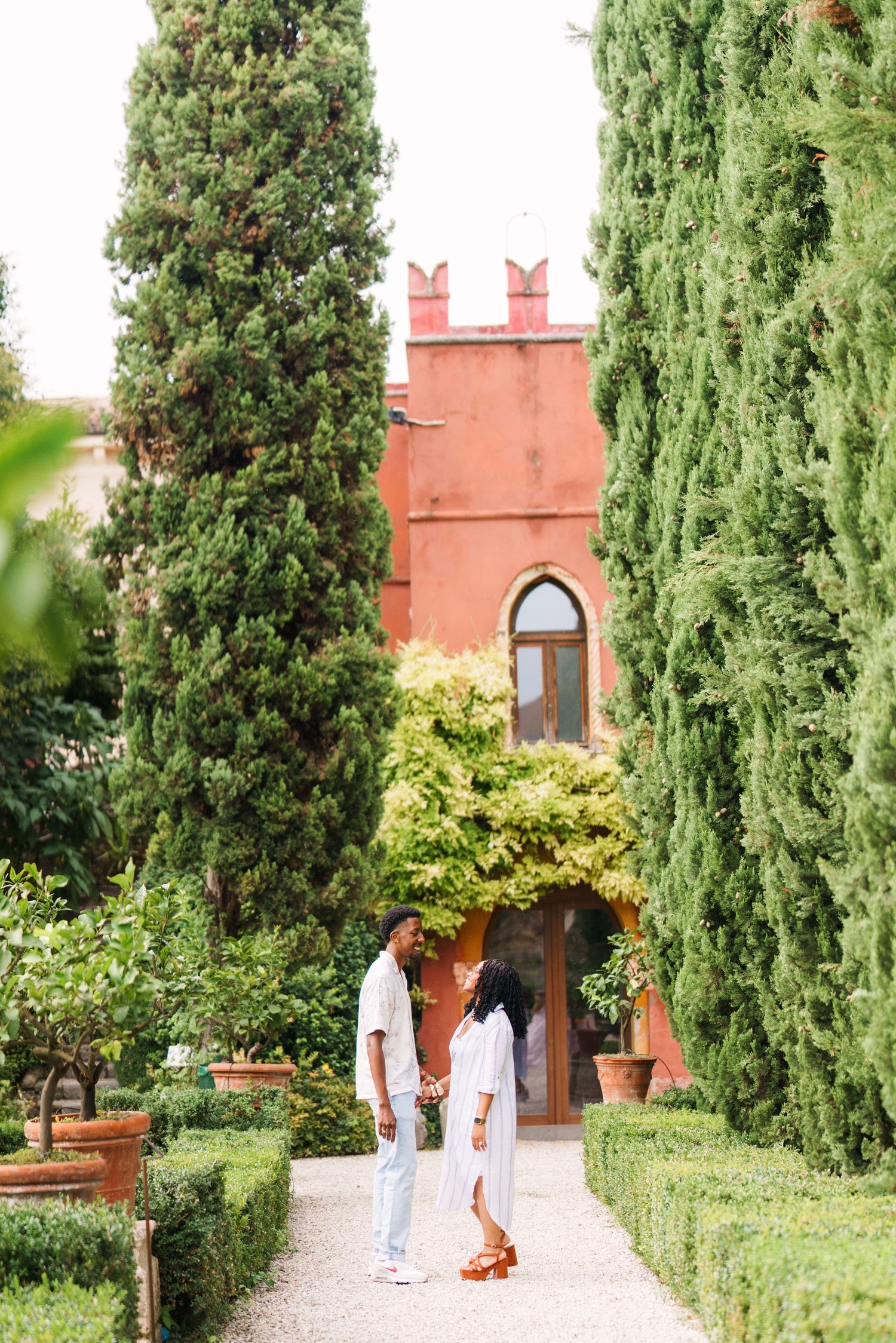 Proposal engagement and wedding photographer Italy Verona capturing natural emotional moments