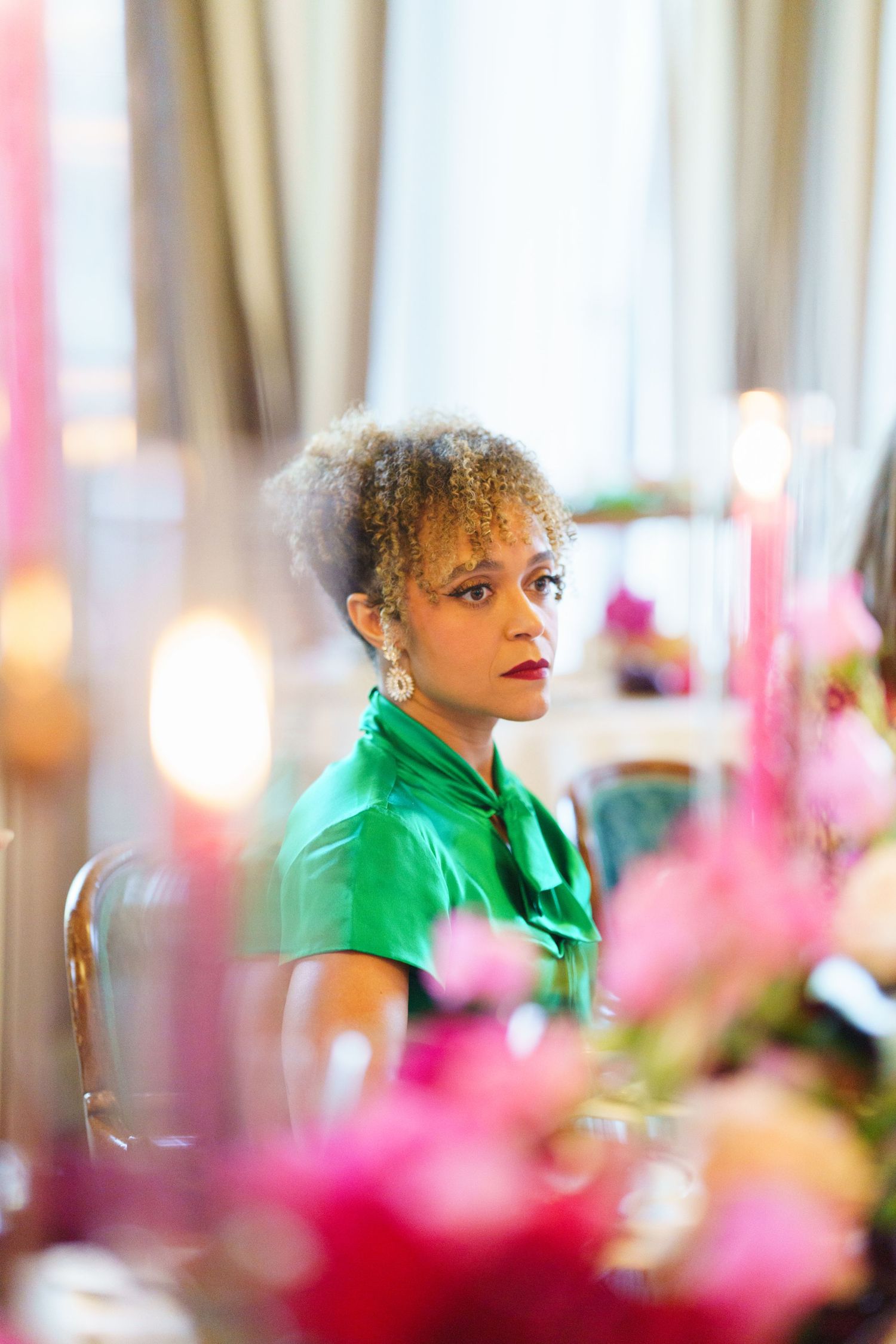 Candlelight dinner styling at Hotel Flori Como Lake celebration