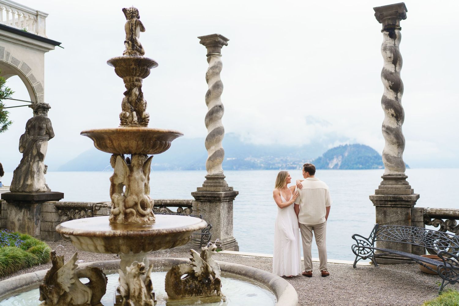 Lake Como Engagement Photographer