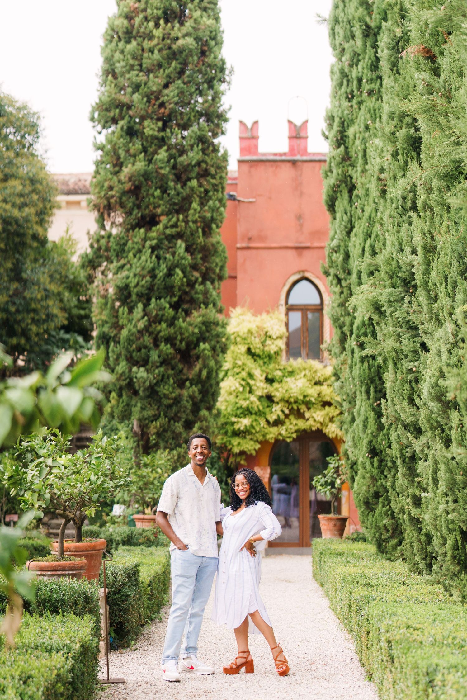 Proposal engagement and wedding photographer Italy Verona capturing natural emotional moments