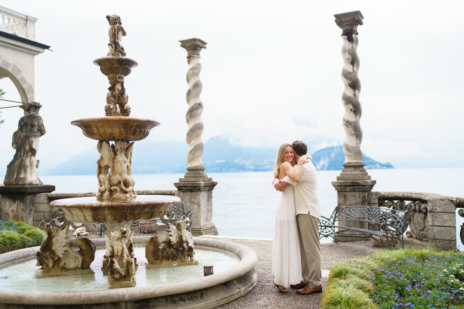 Lake Como Engagement Photographer