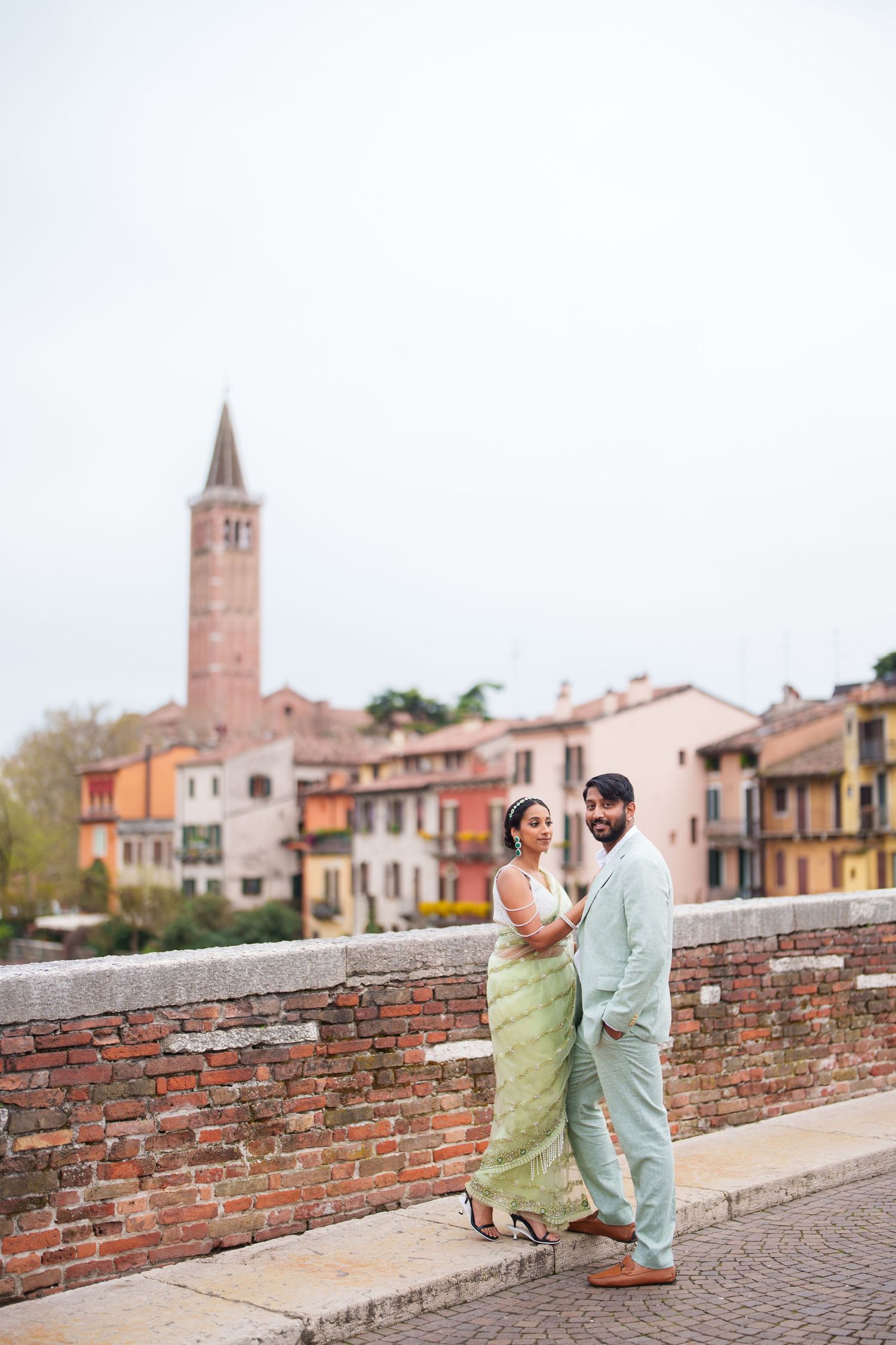 couple photoshoot ponte pietra verona italy romantic destination photography verona
