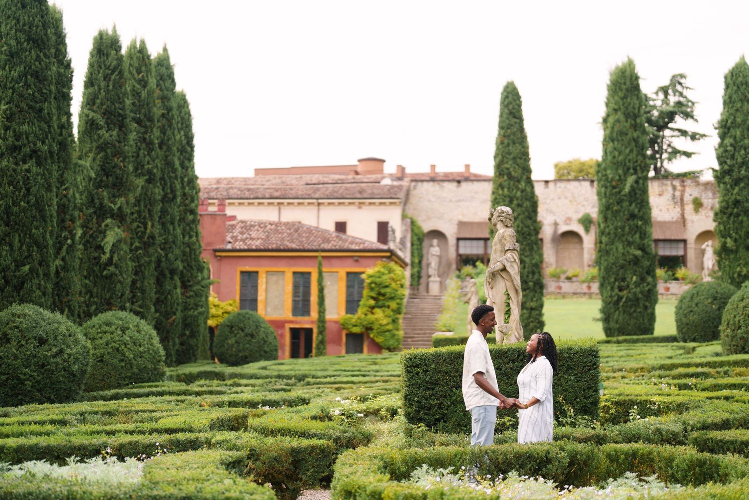 Proposal engagement and wedding photographer Italy Verona capturing natural emotional moments