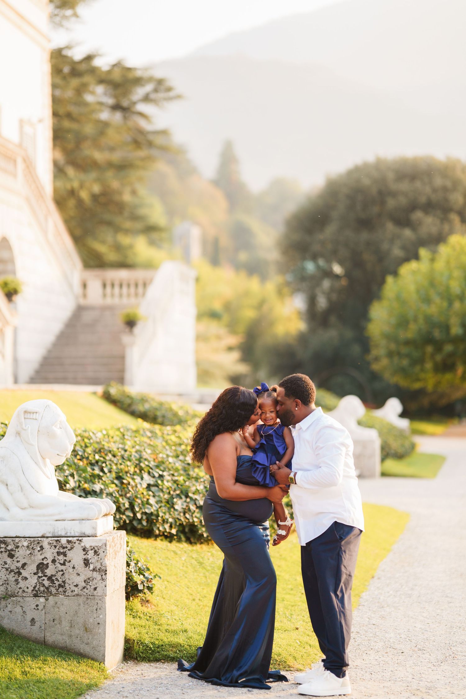 family photos lake como italy