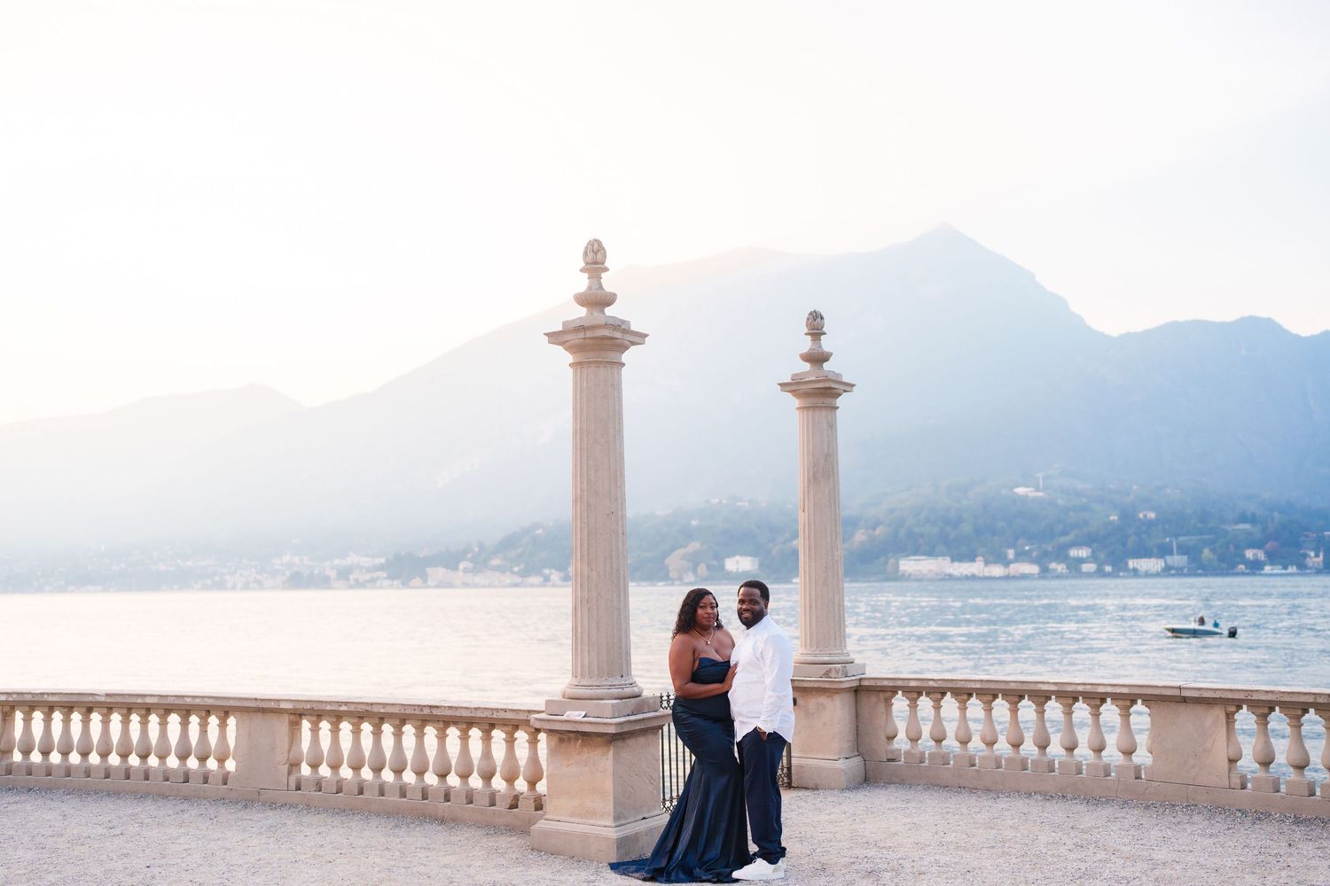 family photos lake como italy
