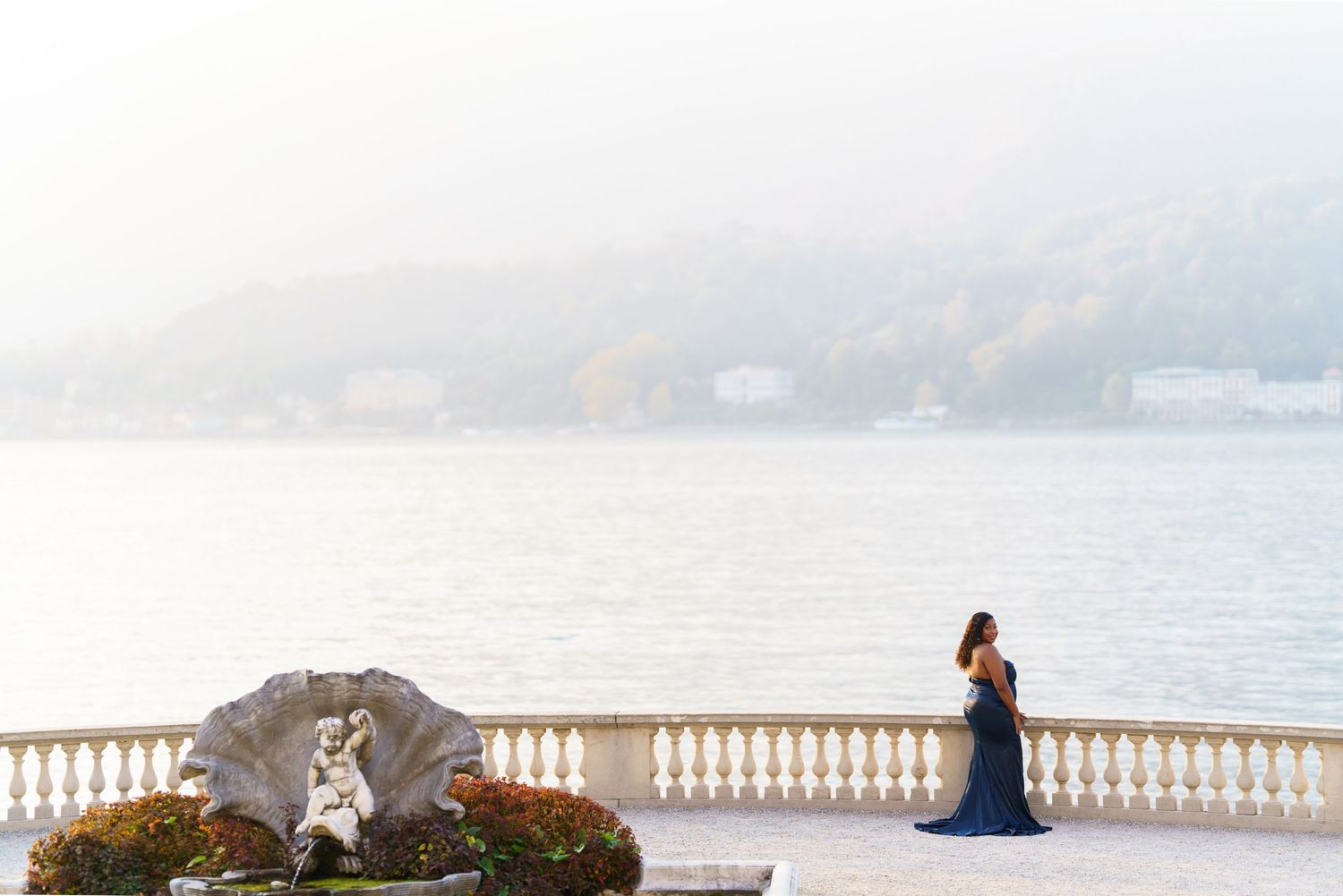 family photoshoot lake como villa melzi