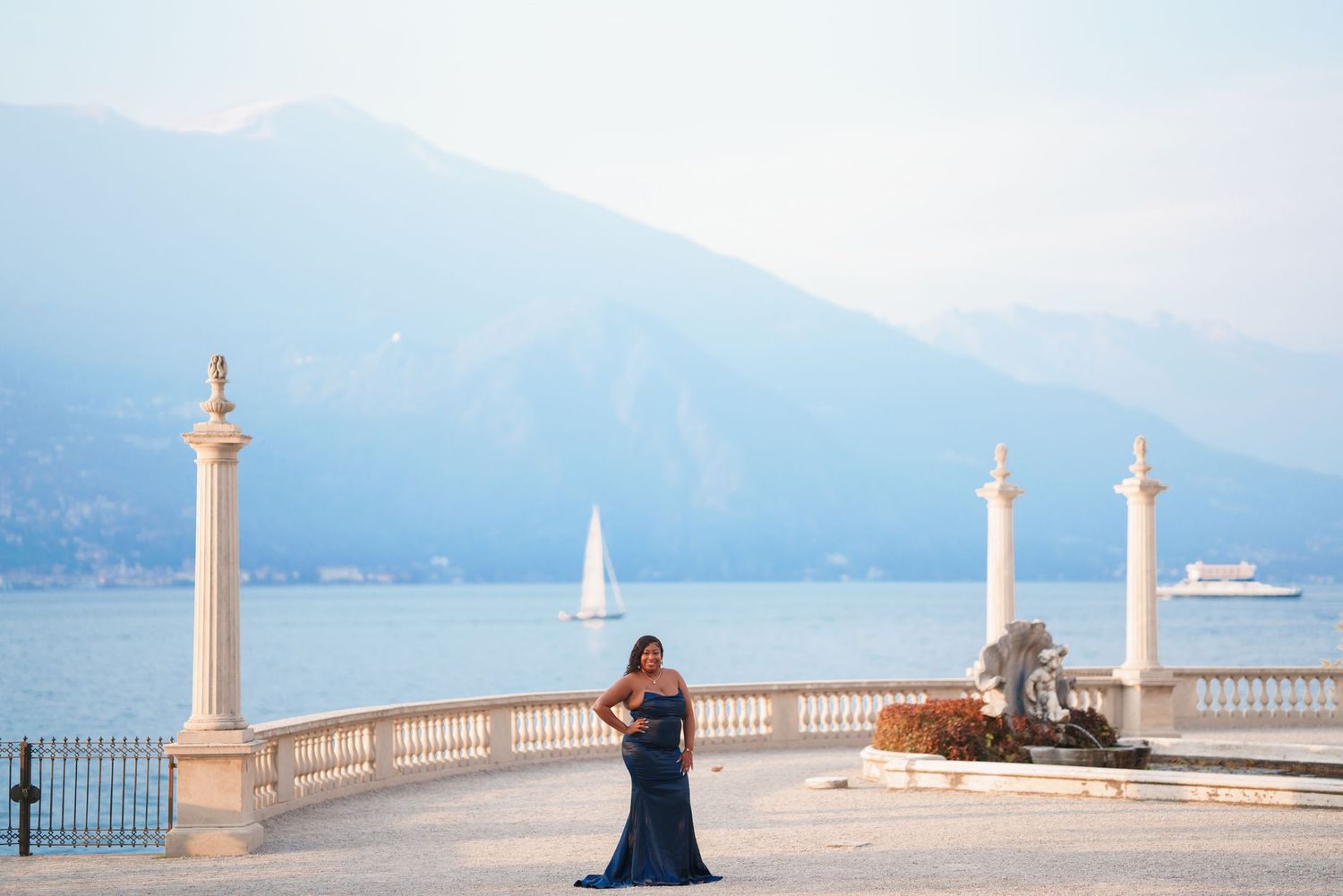 family photos lake como italy