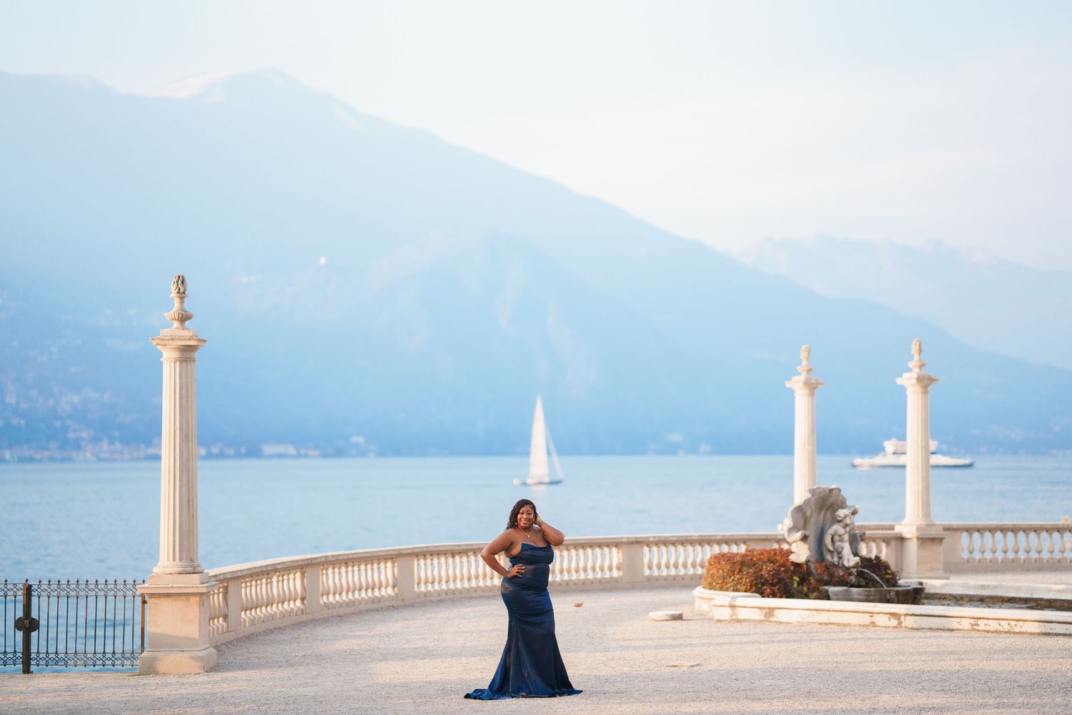 family photos lake como italy