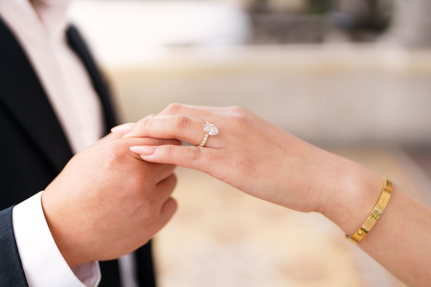 Lake Como proposal photographer capturing surprise engagement at Villa Monastero in Varenna