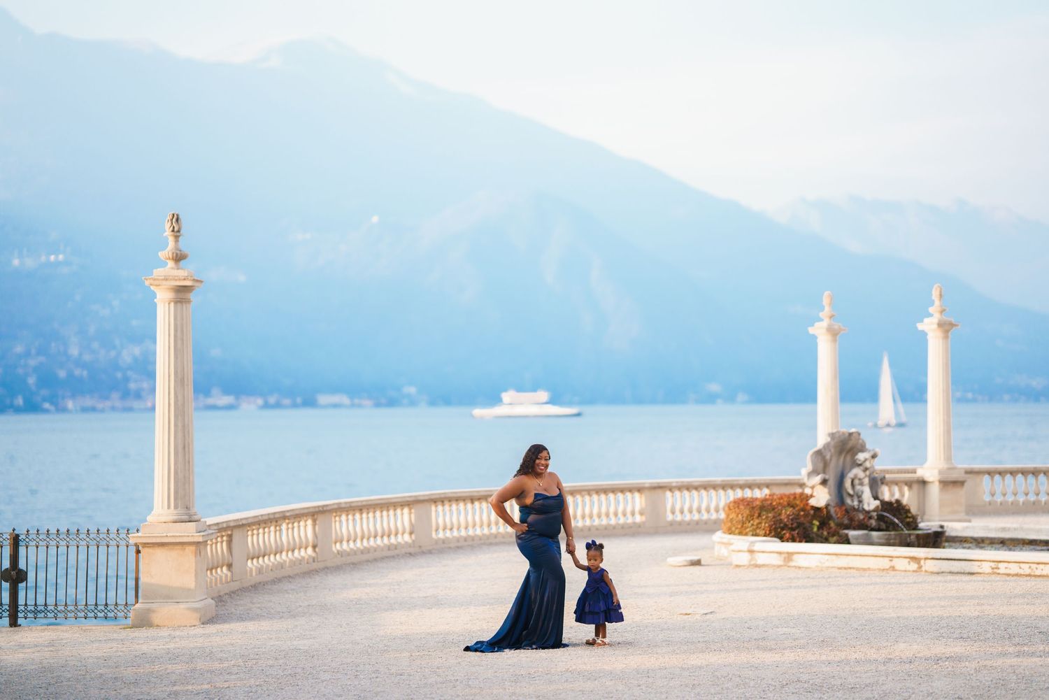 family photos lake como italy