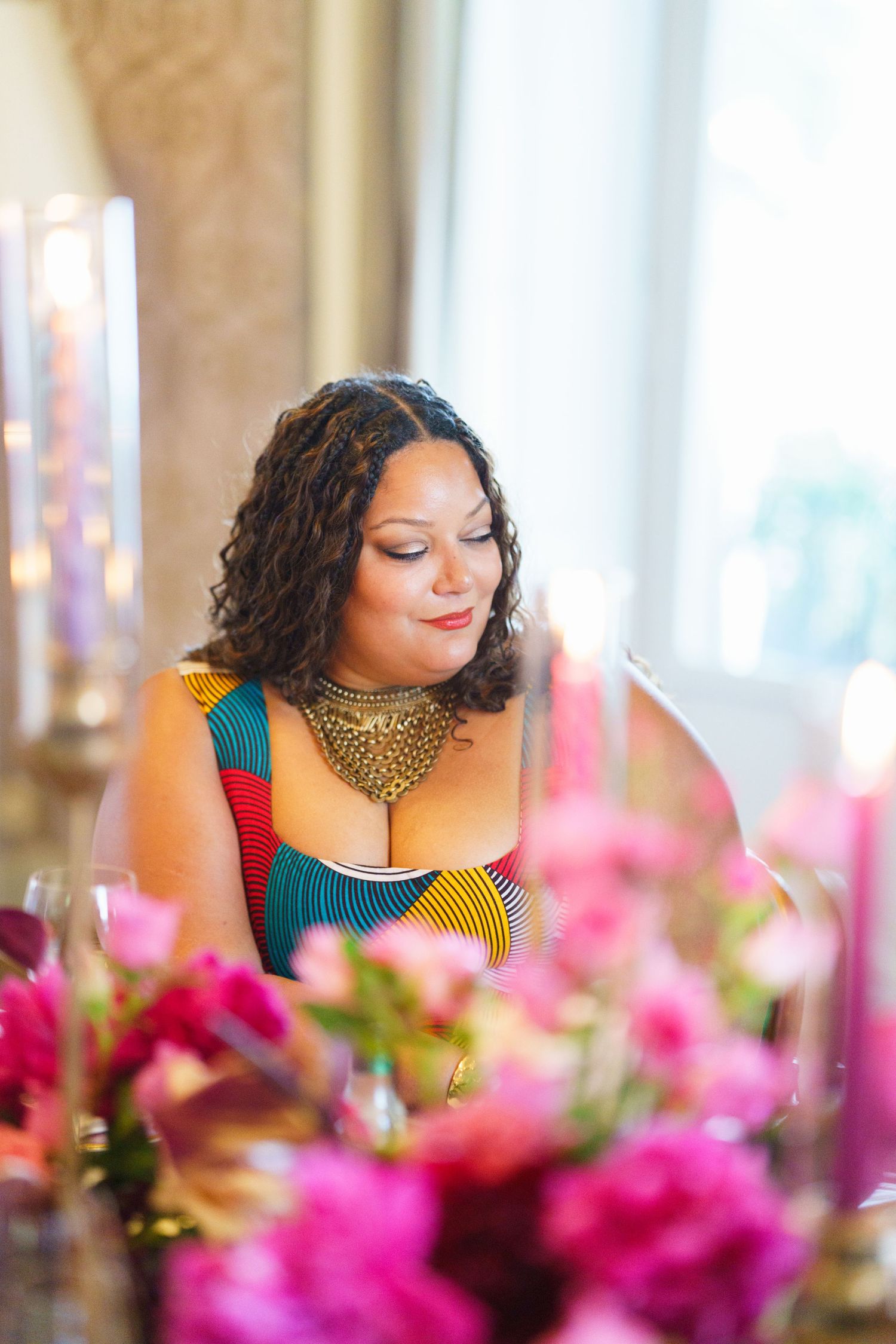 Candlelight dinner styling at Hotel Flori Como Lake celebration