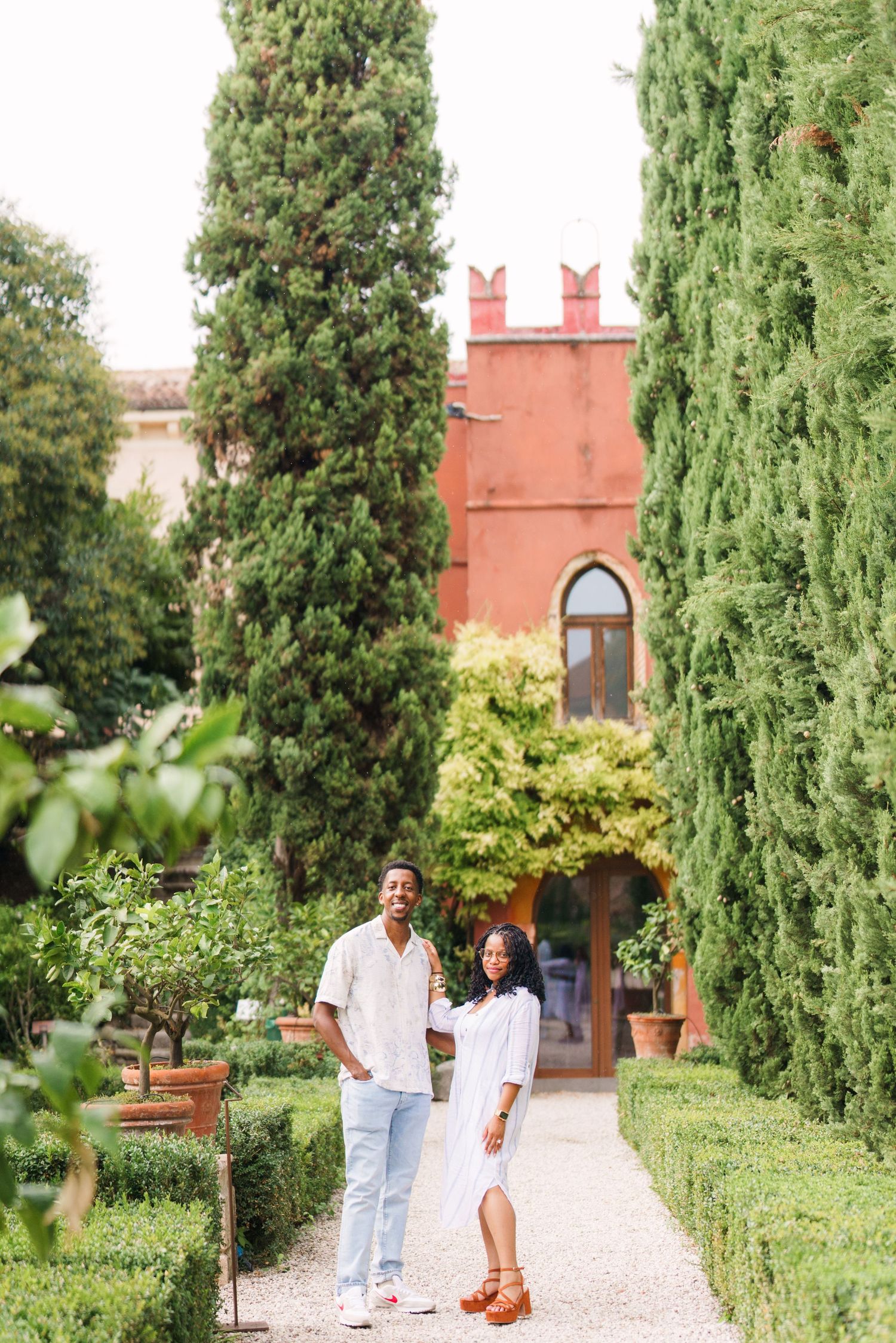 Proposal engagement and wedding photographer Italy Verona capturing natural emotional moments