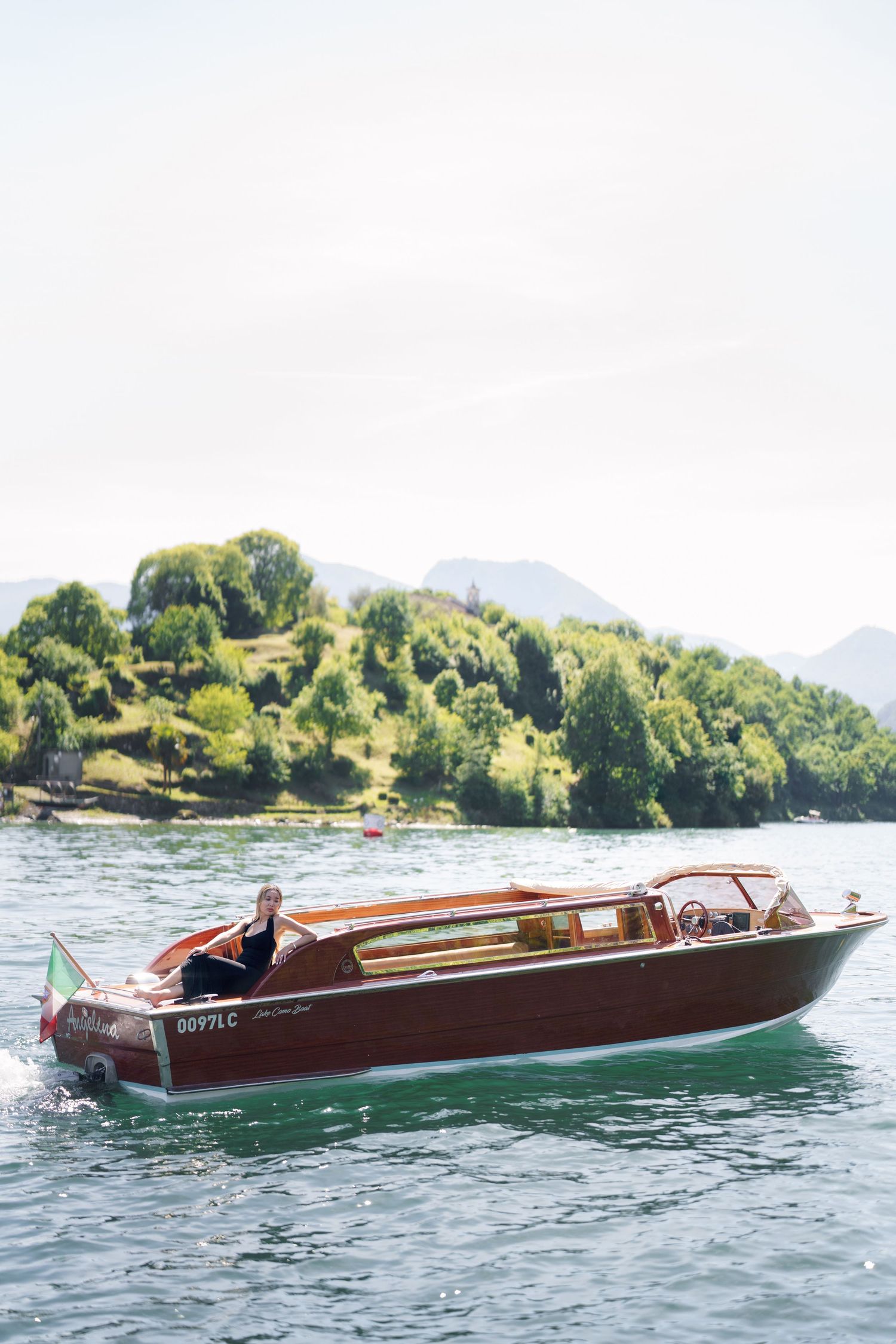 Luxury photographer Italy Como Lake creating editorial style portraits in Menaggio and Bellagio