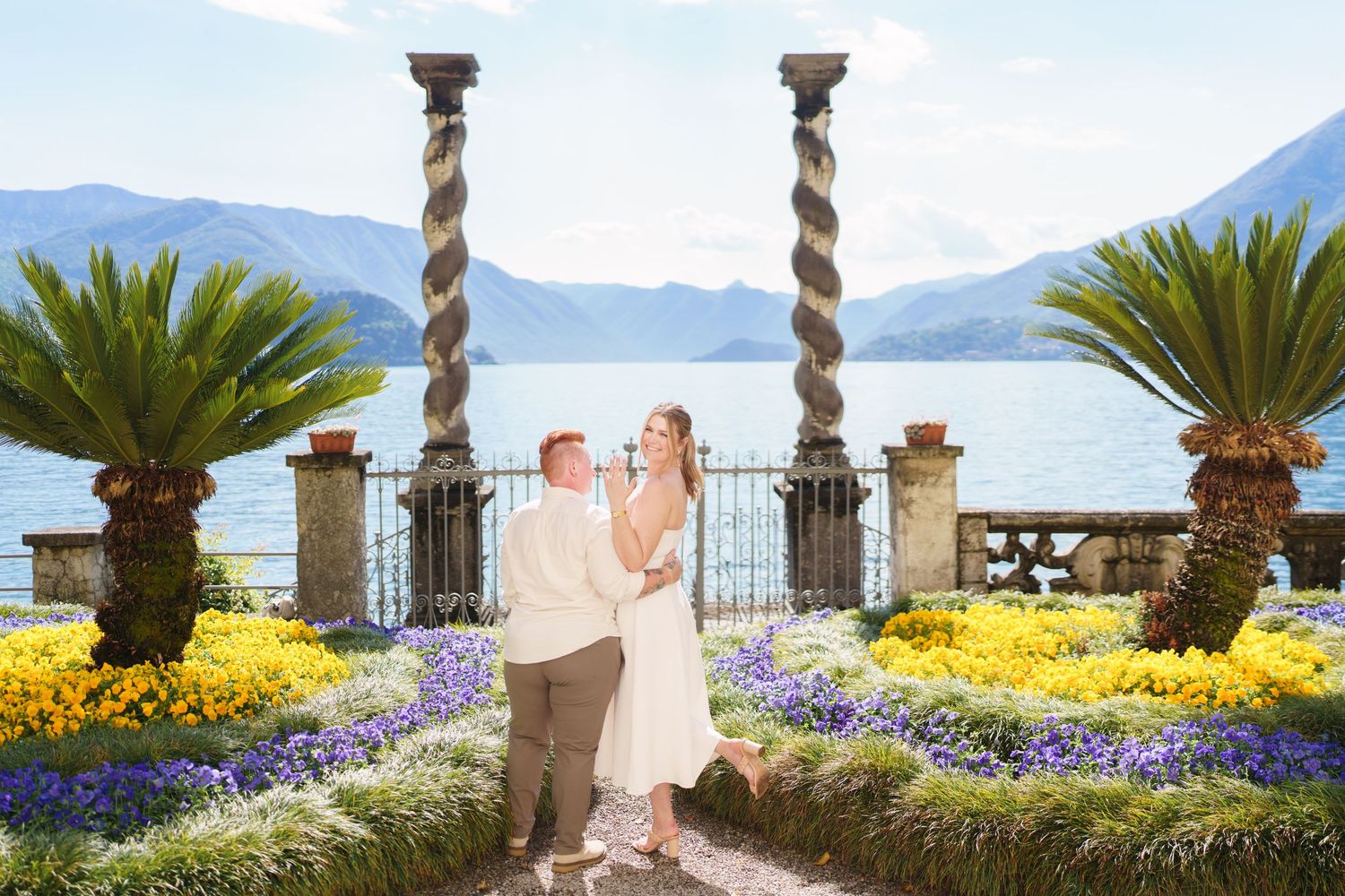 villa monastero proposal lake como photographer