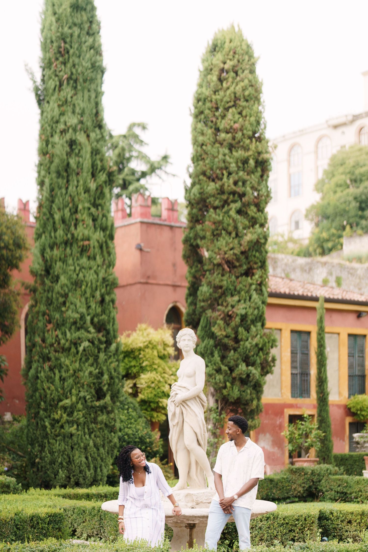 Proposal engagement and wedding photographer Italy Verona capturing natural emotional moments