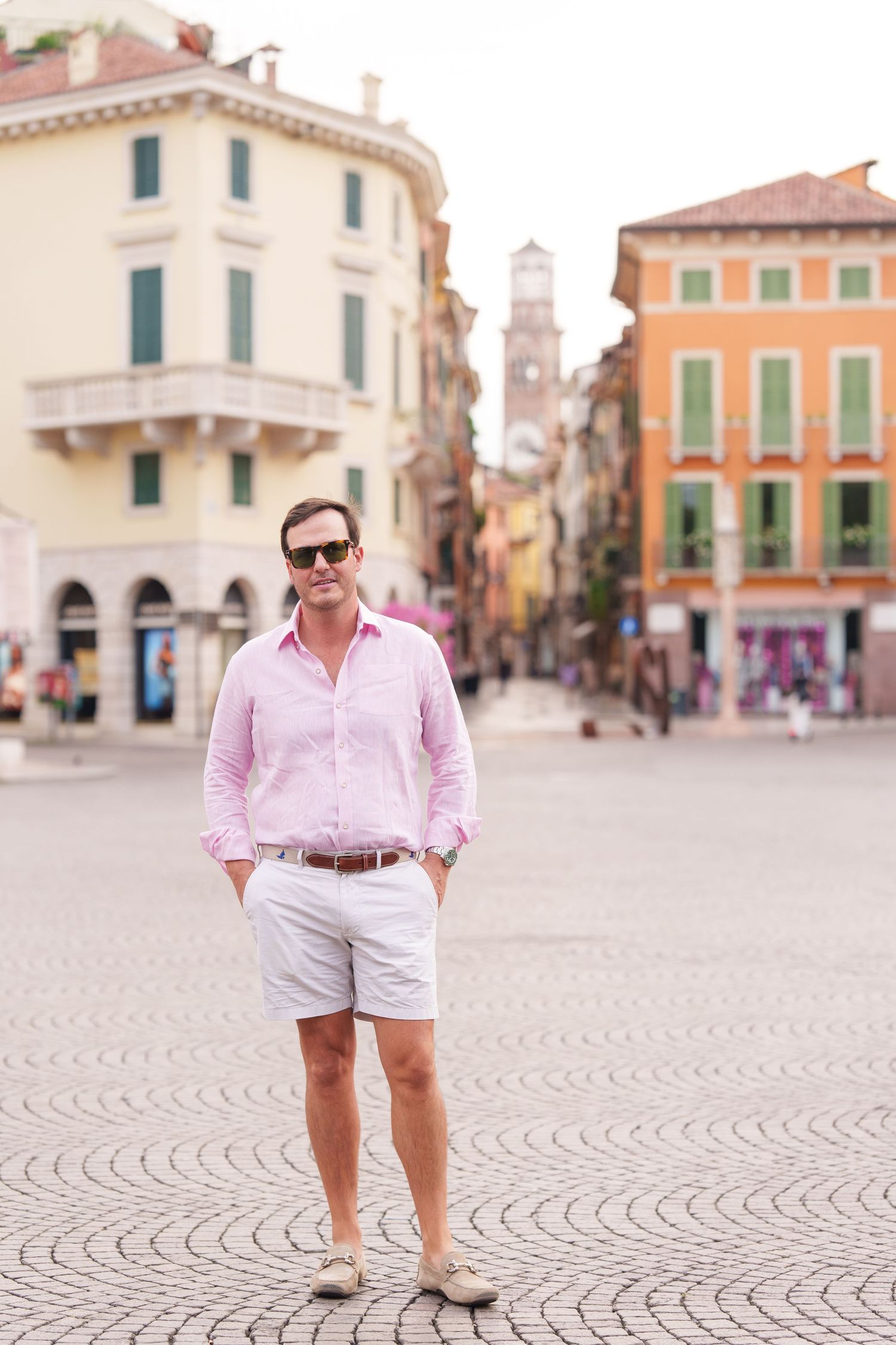 Family photography session in charming Verona old town Italy
