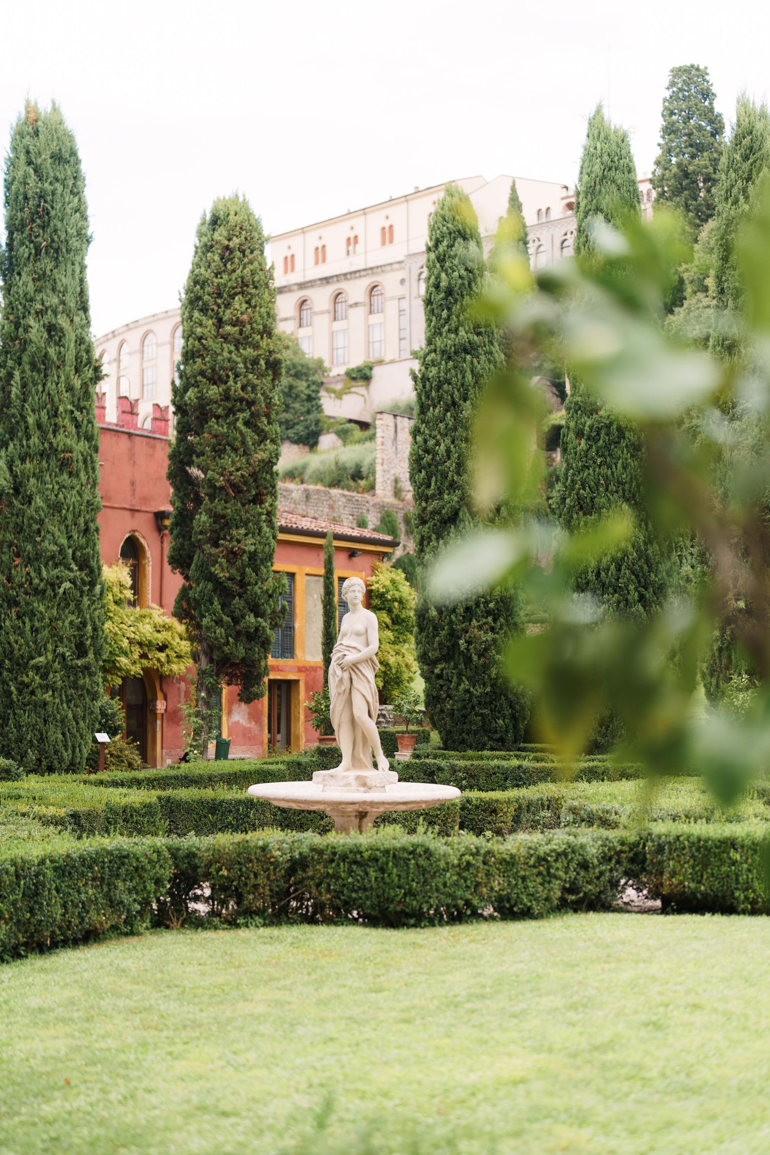 Surprise engagement proposal in Verona captured in cinematic and elegant photography style