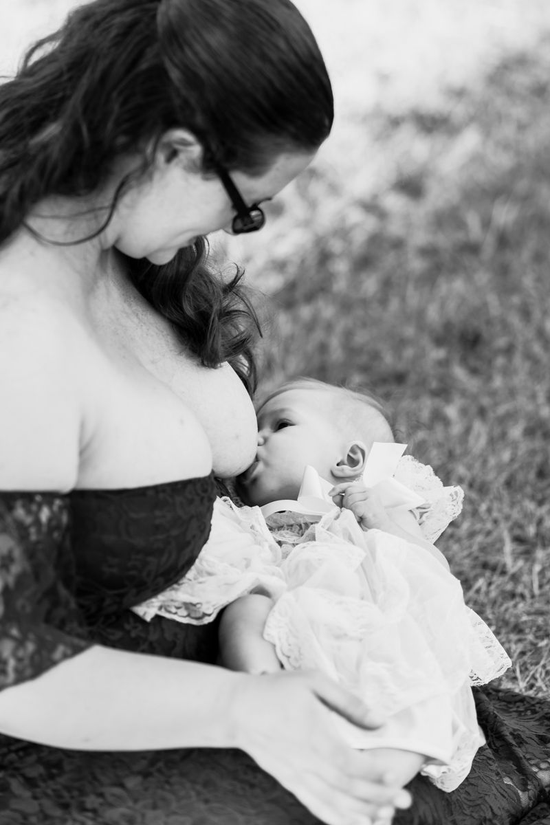 Series of black and white images showing intimate bonding moments outdoors.