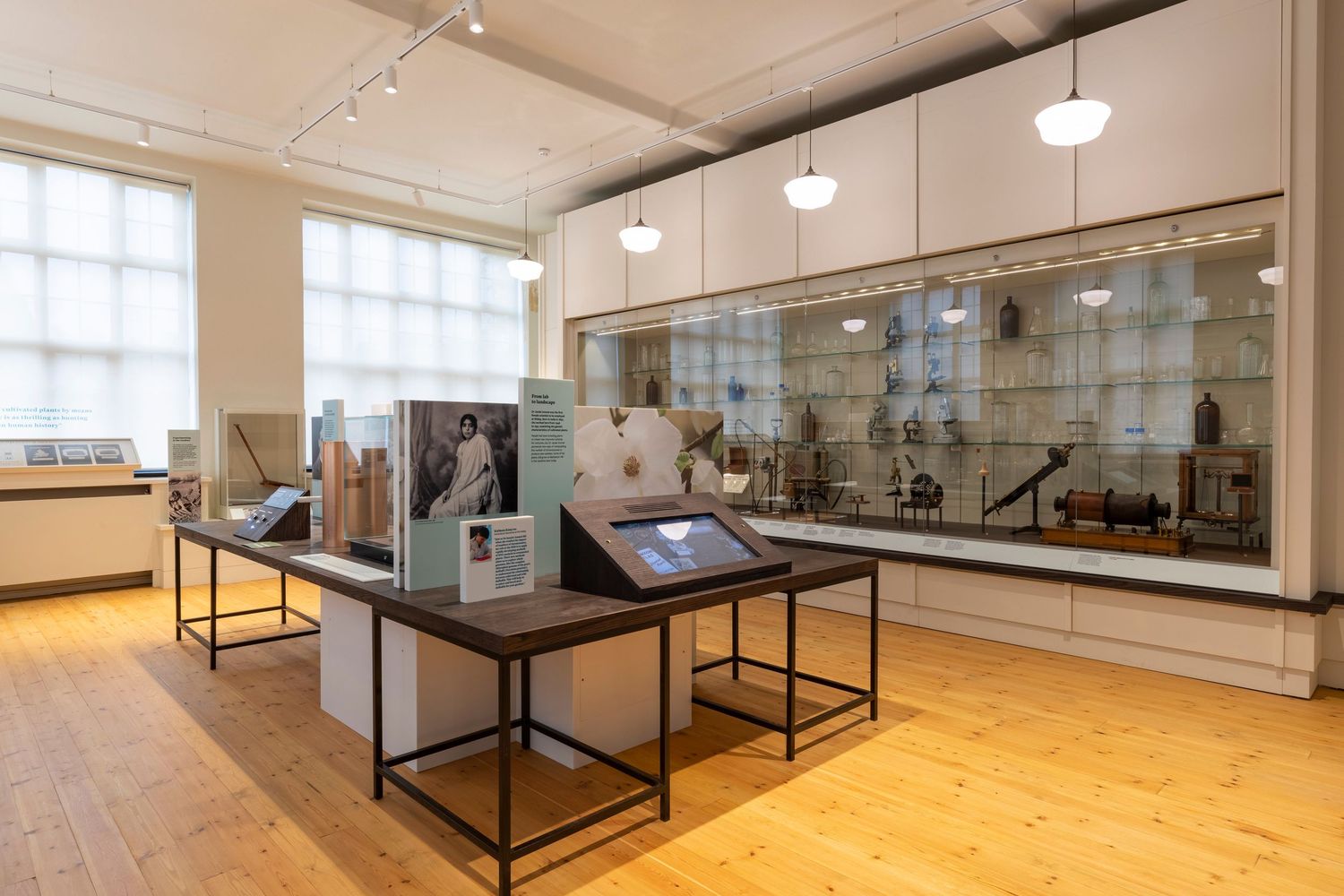Museum exhibition space with interactive displays, heritage artefacts and thoughtfully designed visitor experience.