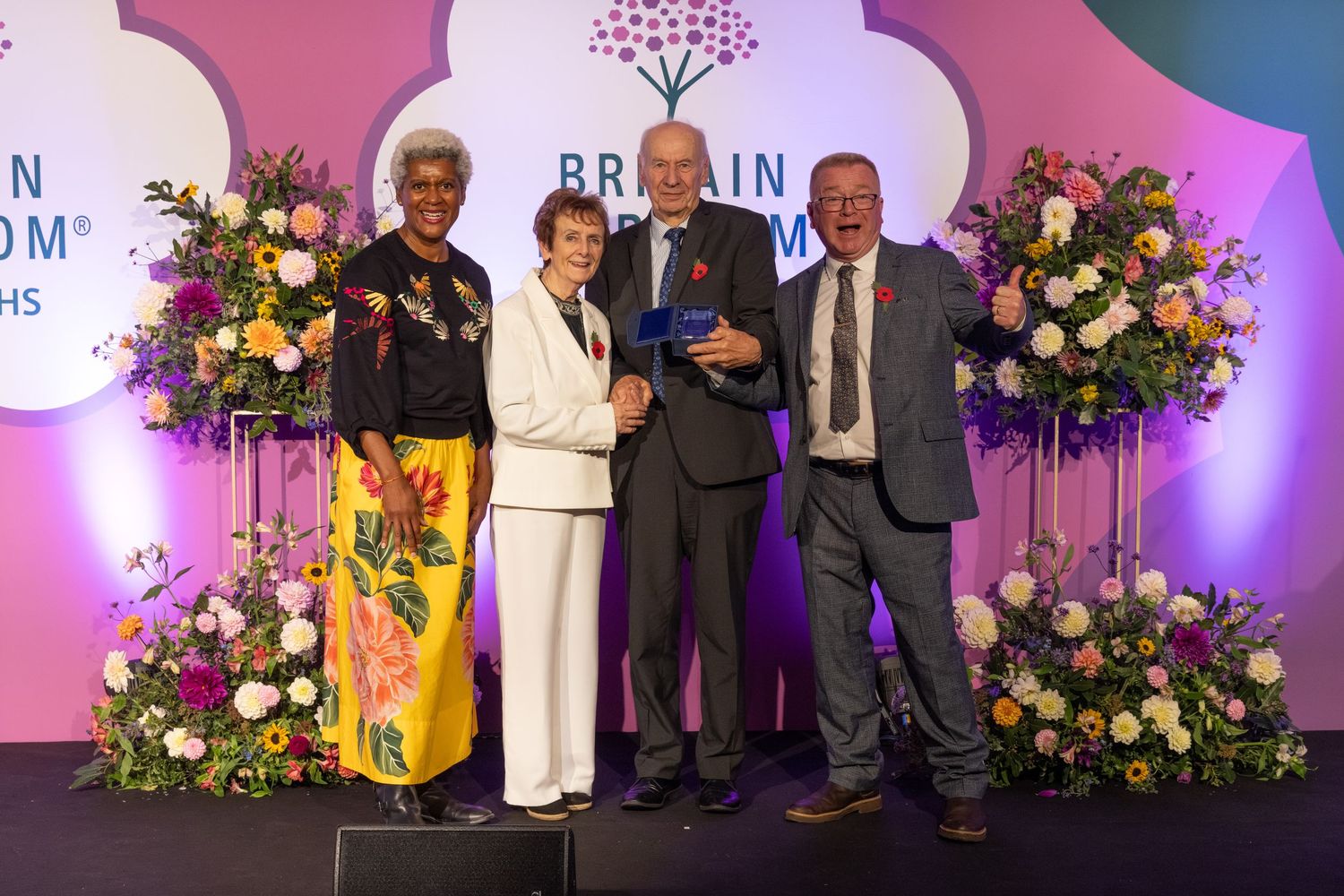 Southport in Bloom team holding their trophy at the Britain in Bloom Awards 2025 at The Grand Brighton