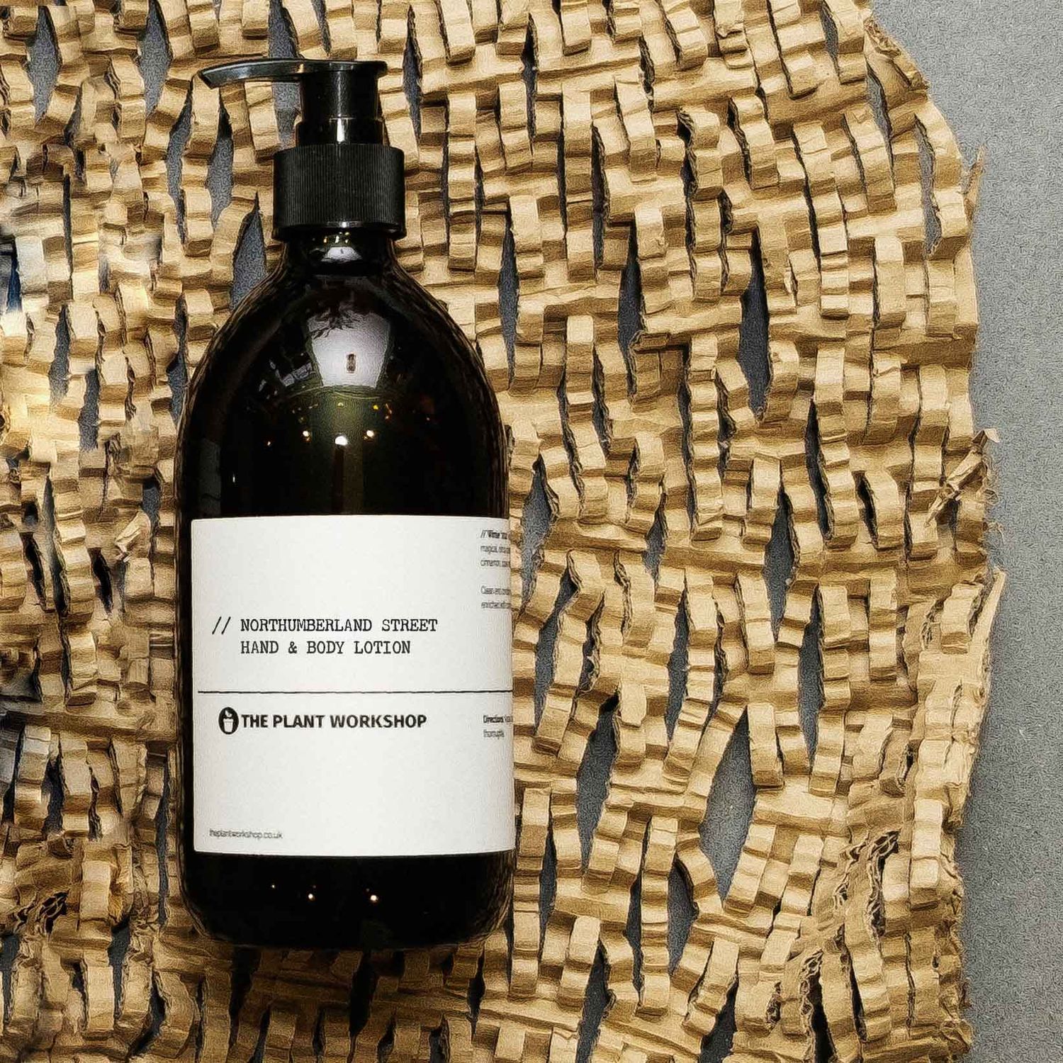 Northumberland Street Hand & Body Lotion styled product photograph for The Plant Workshop