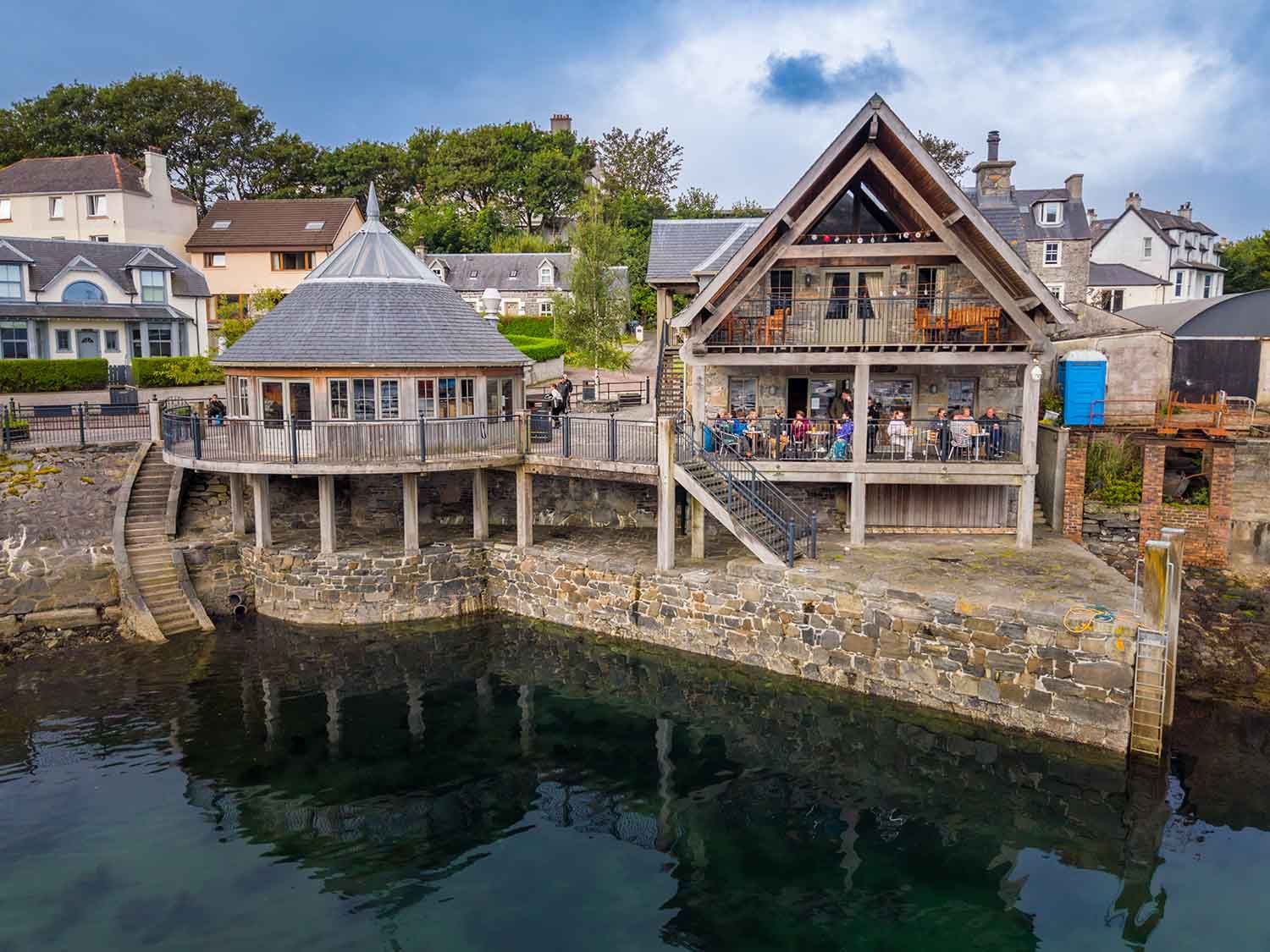 The Bakehouse in Mallaig on the west coast of Scotland, photographed for commercial and hospitality marketing.